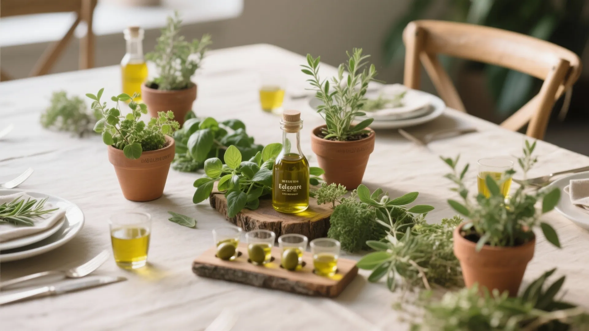 10. Interactive Centerpieces