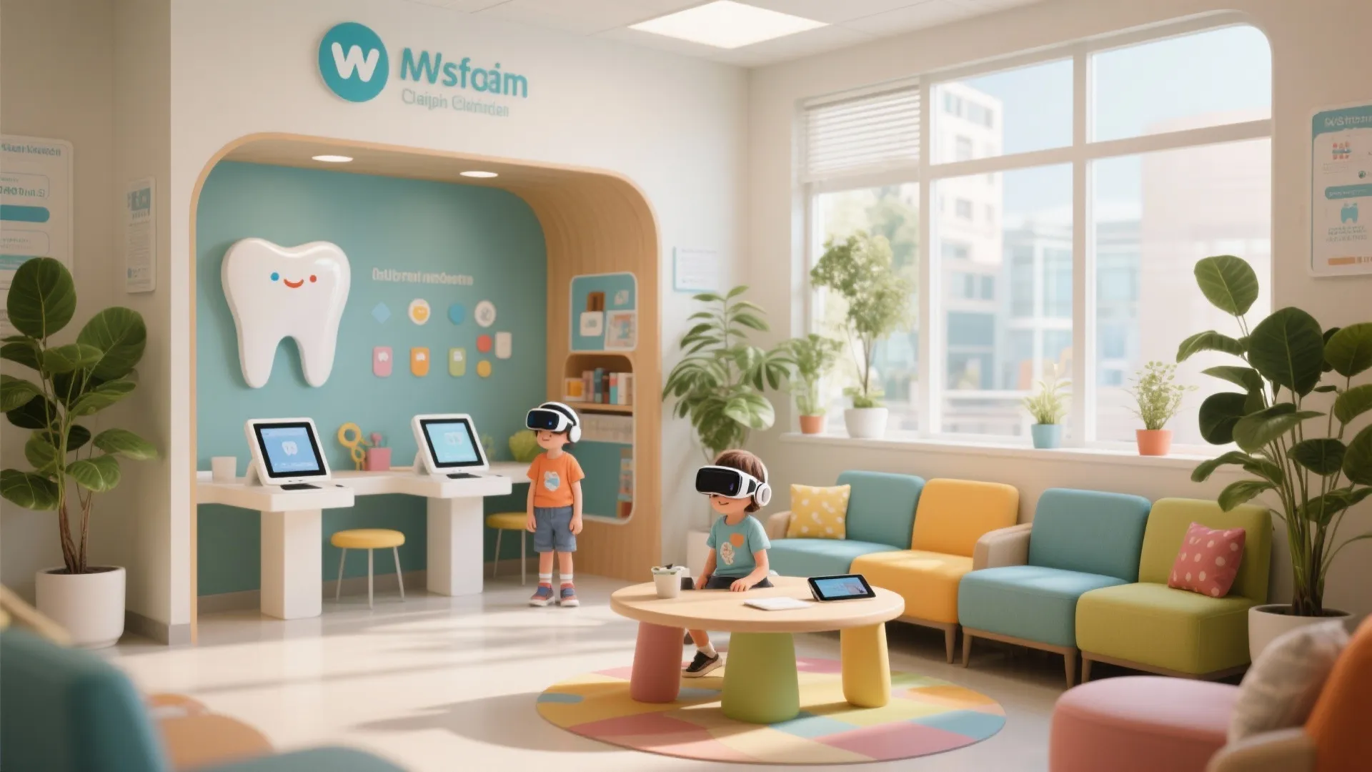 7. Interactive Waiting Area