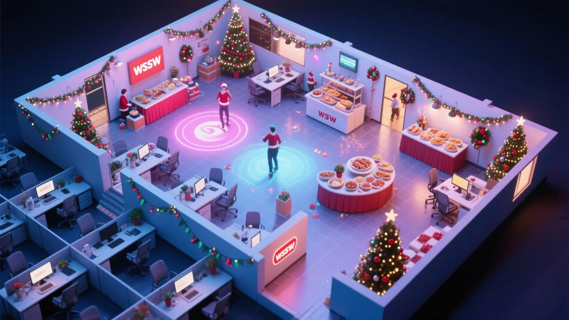 10. Interactive Festive Layout