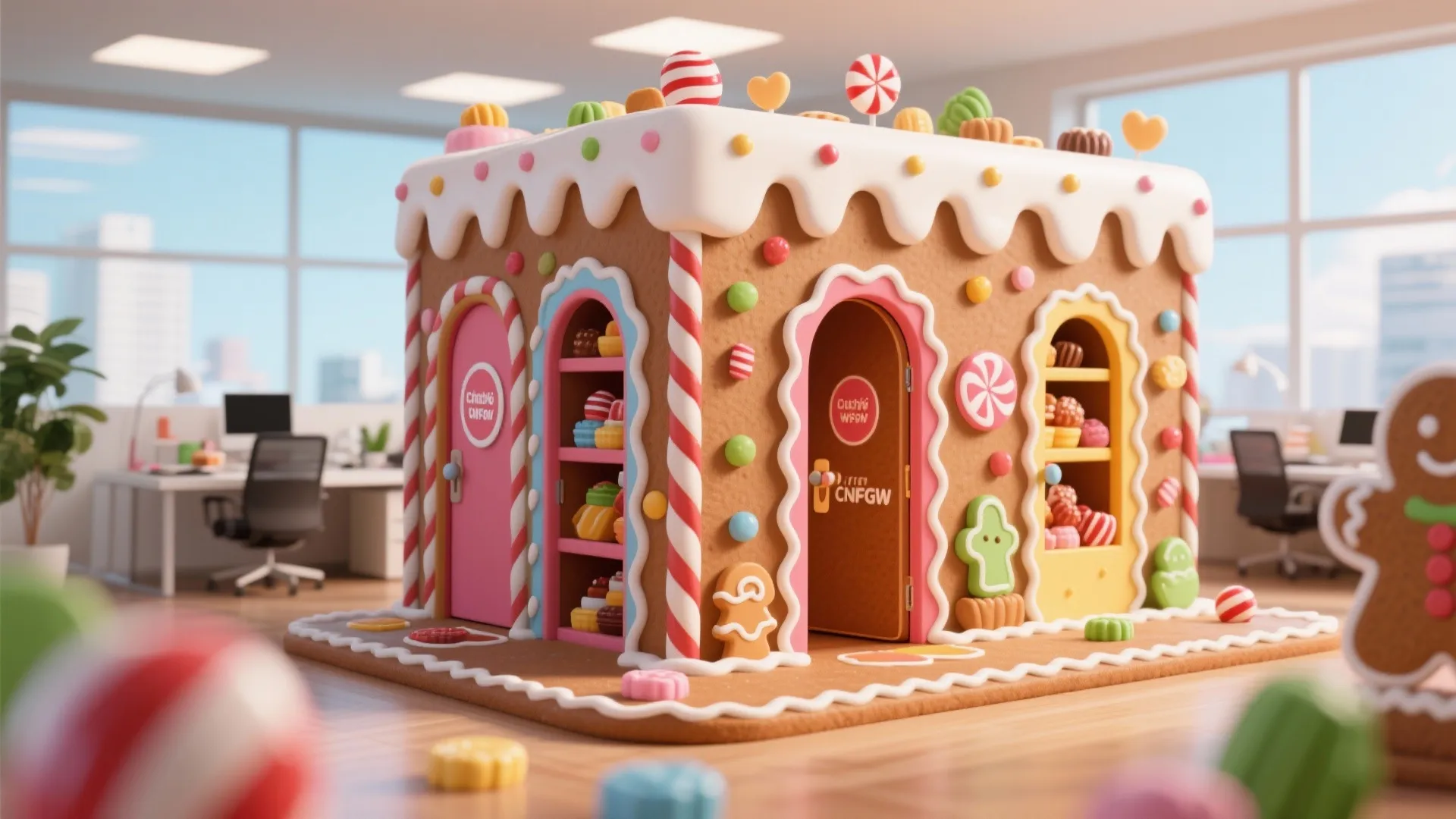 9. Interactive Edible Office