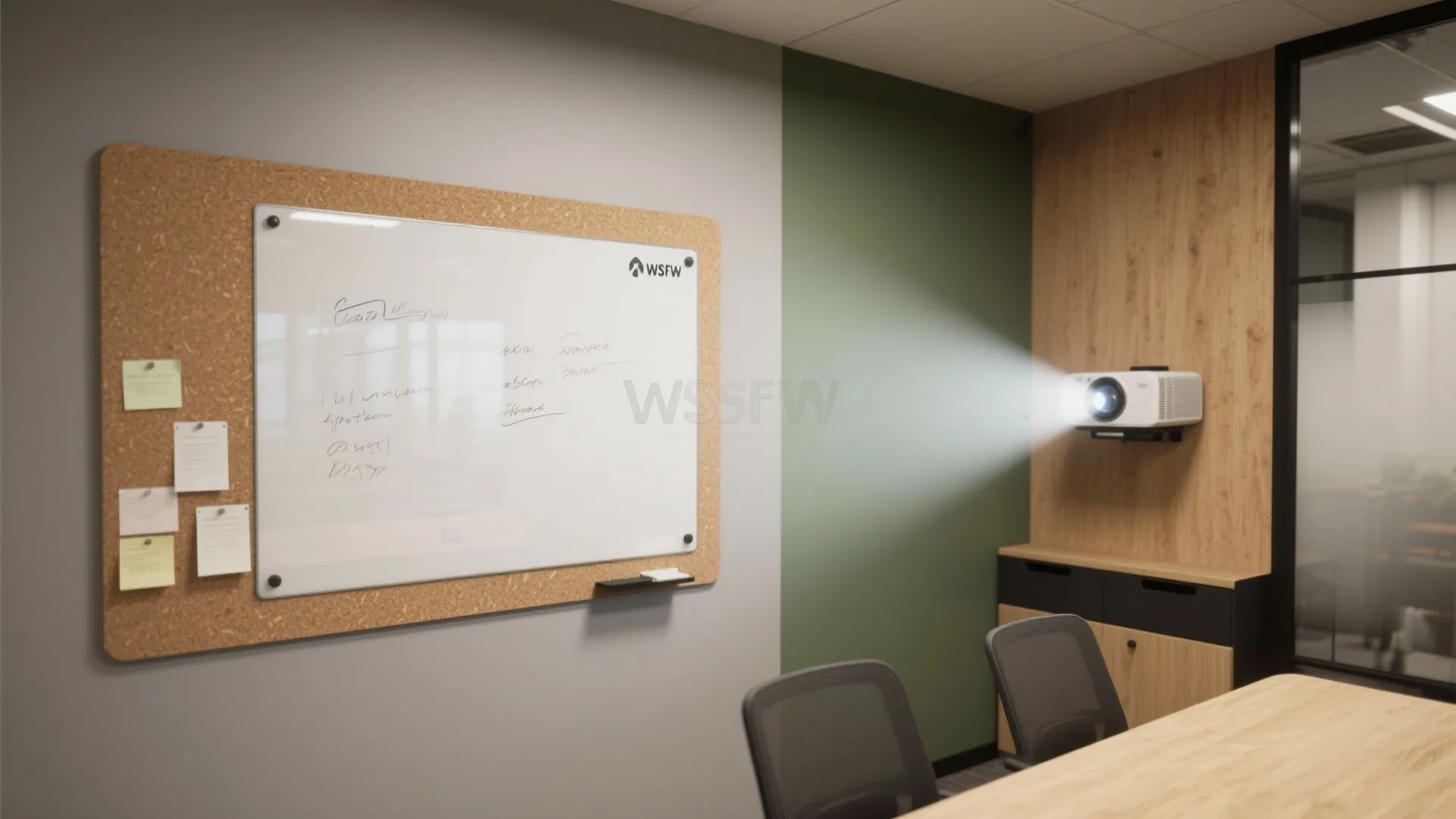 Interactive Walls: Write, Pin, and Project