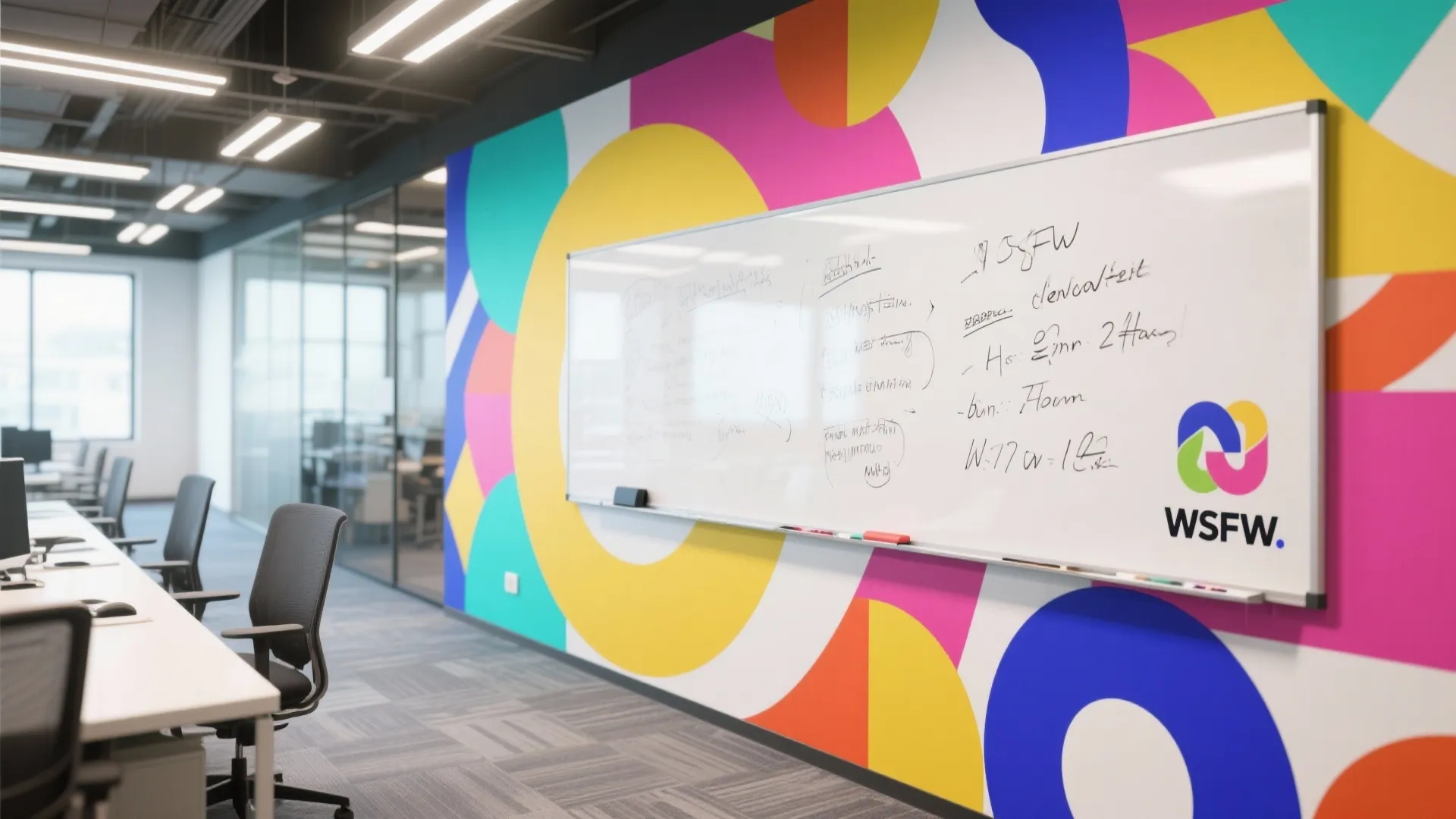 8. interactive whiteboard murals