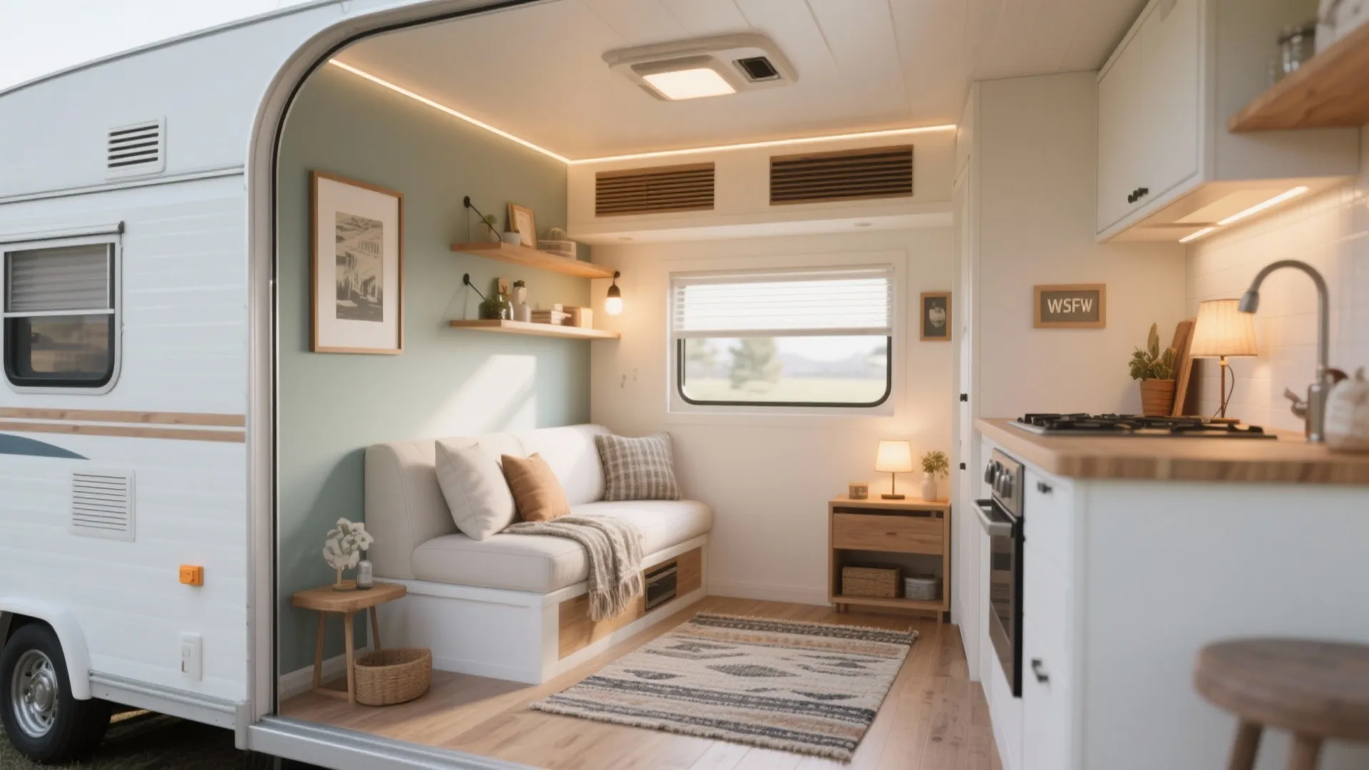 5. Brighten interiors and layer with washable finishes