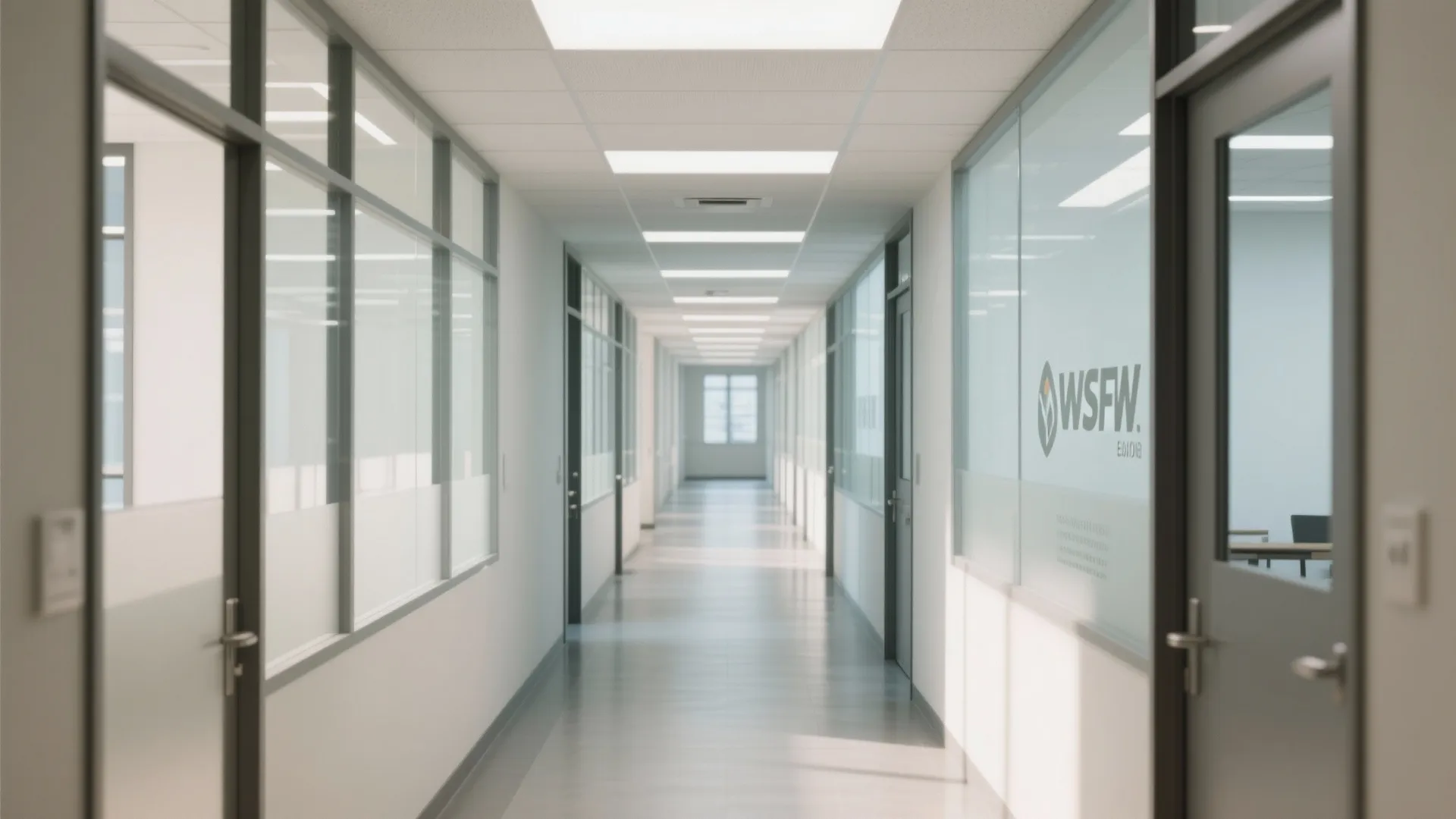 Daylight zoning with interior transoms