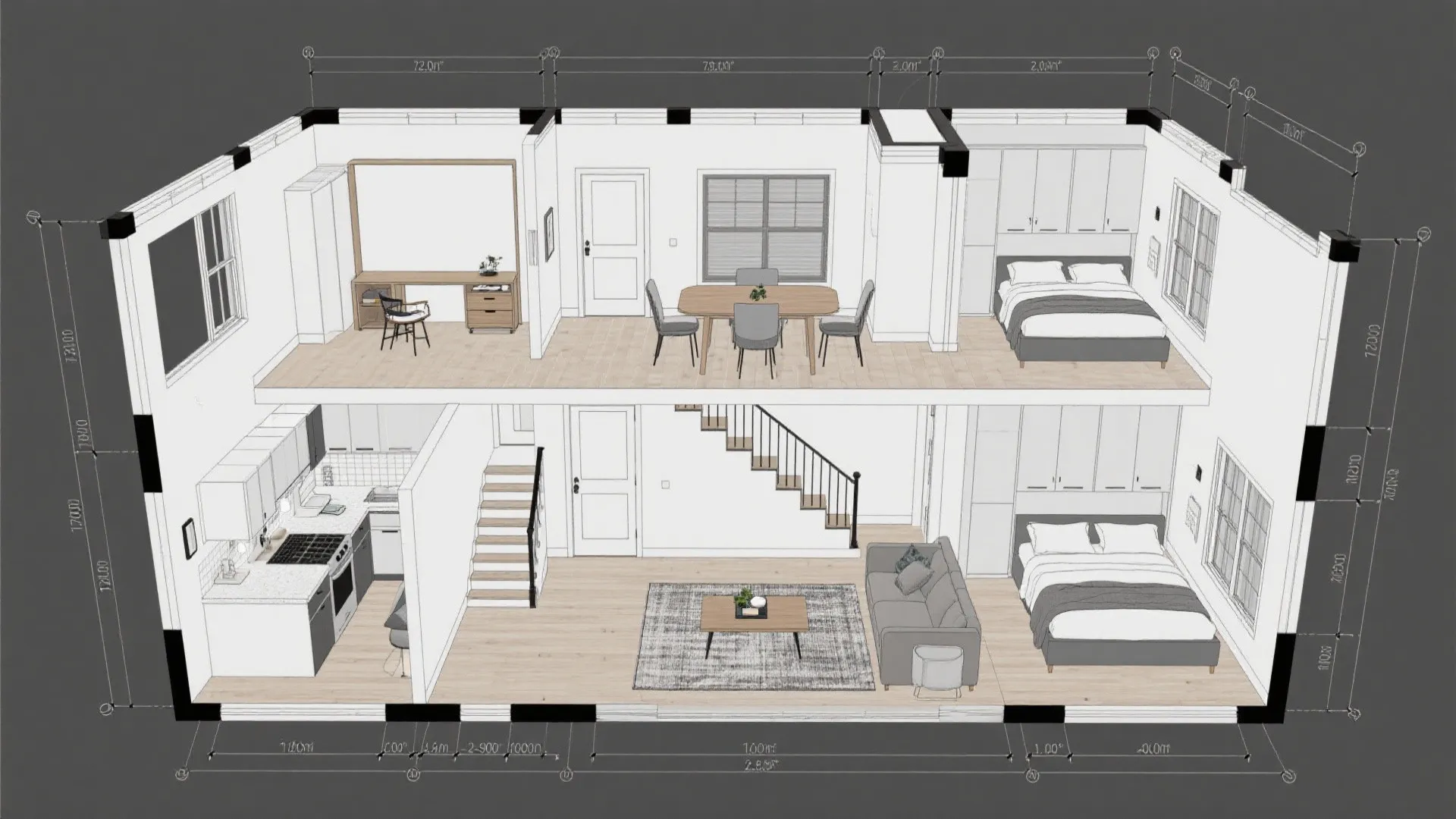 Interlocking Duplex Grid with Flex Node