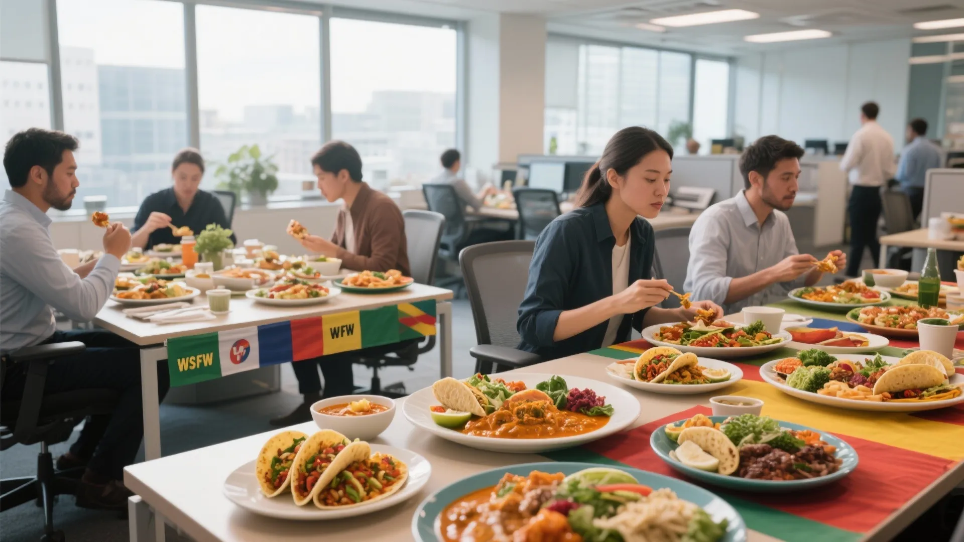 1. Themed International Lunches