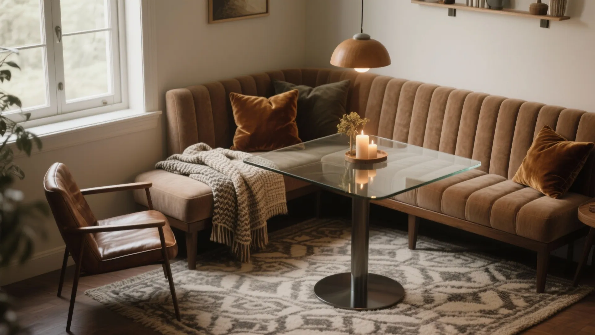 4. Intimate Seating and Mixed Textures