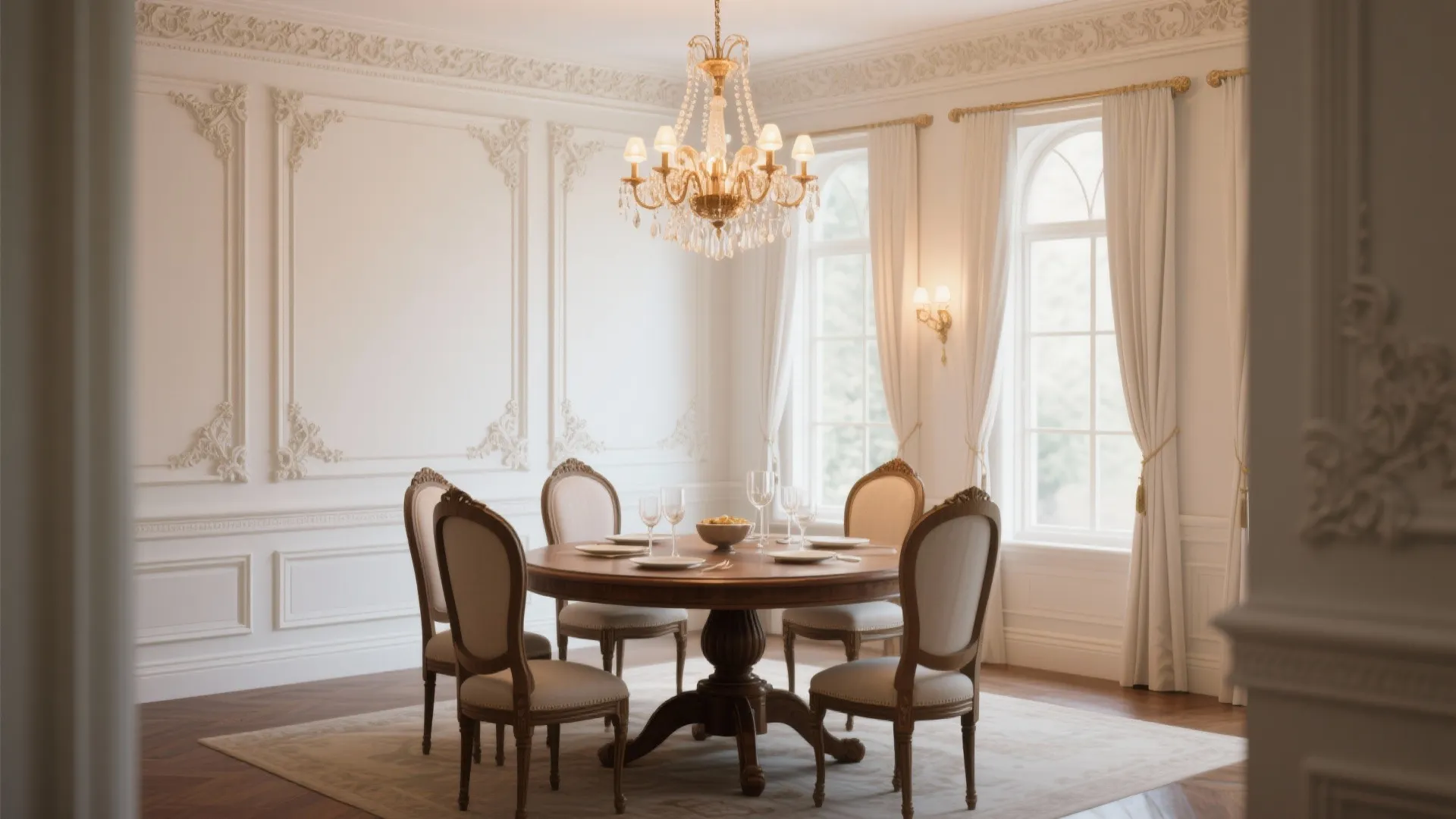 8. Intricate Crown Moulding