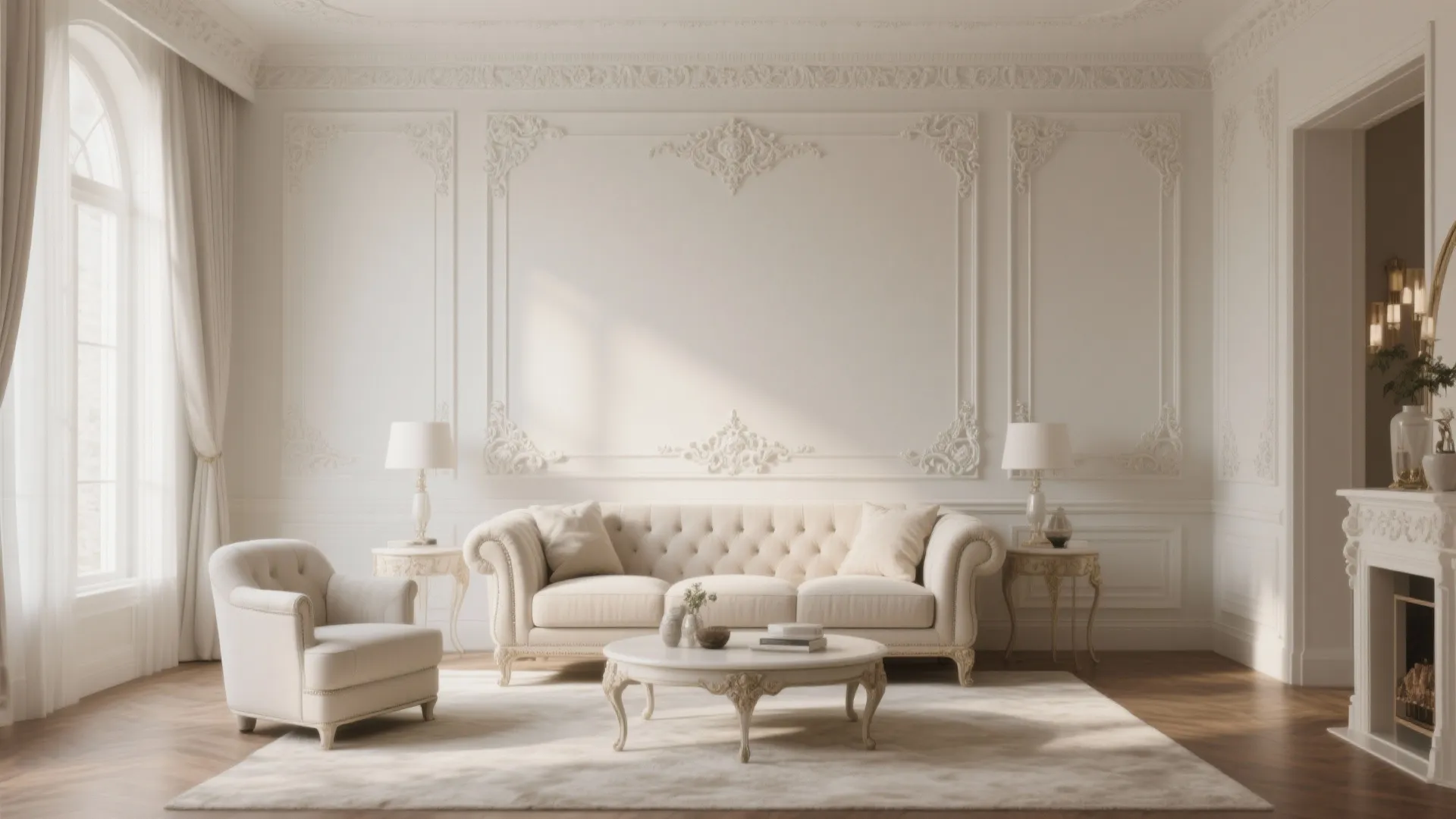 6. Intricate Crown Molding