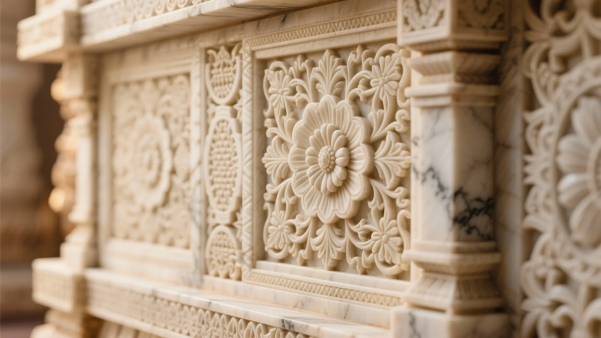 Intricate Marble Carvings