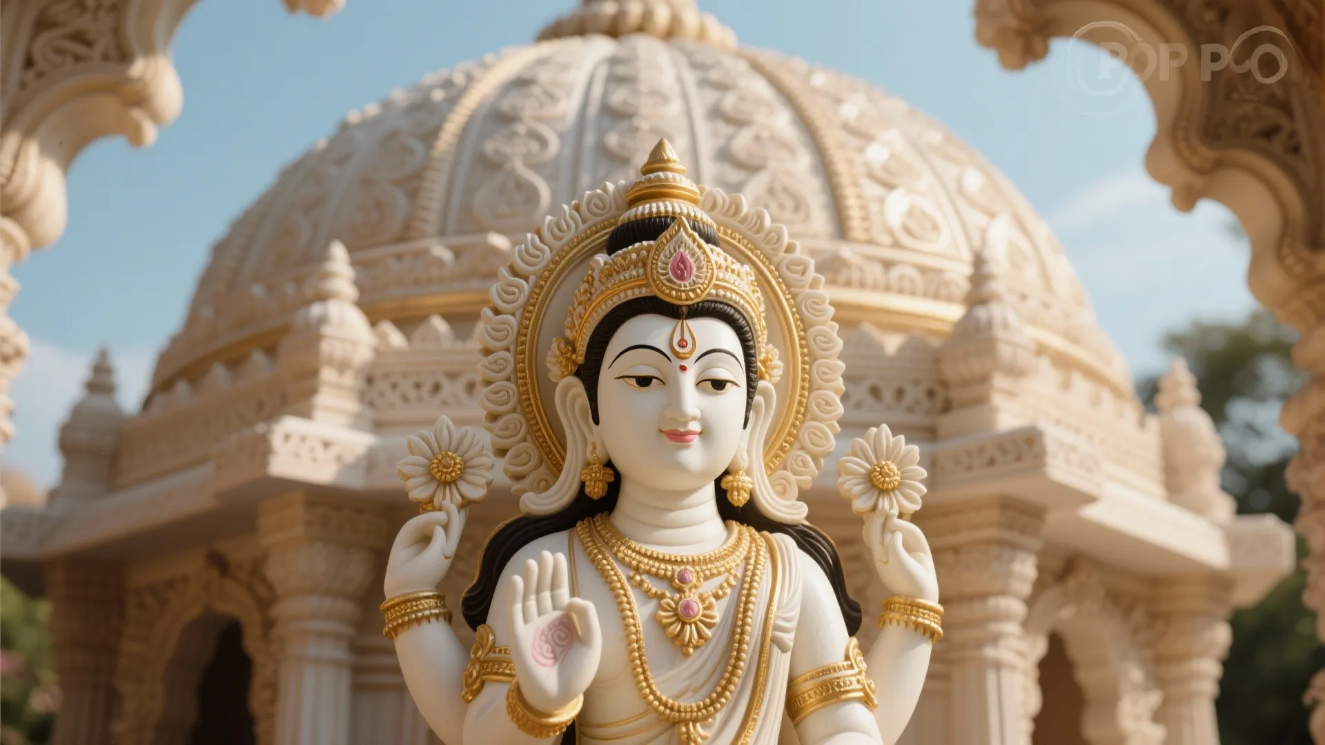 Intricate POP Backdrop for the Idol