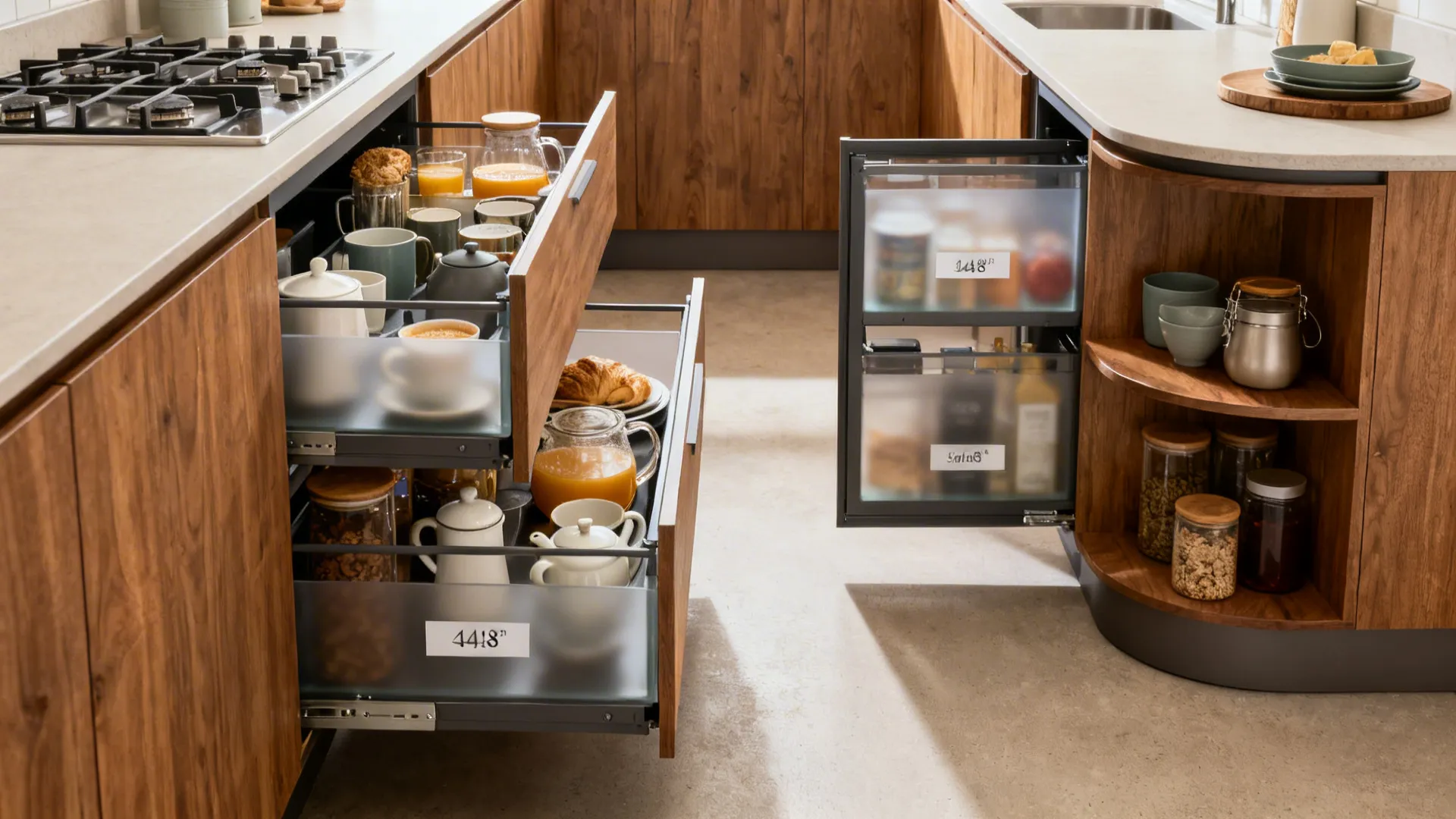 5) Intuitive Storage: Pull-Outs, Drawers, and “First-Use” Zones