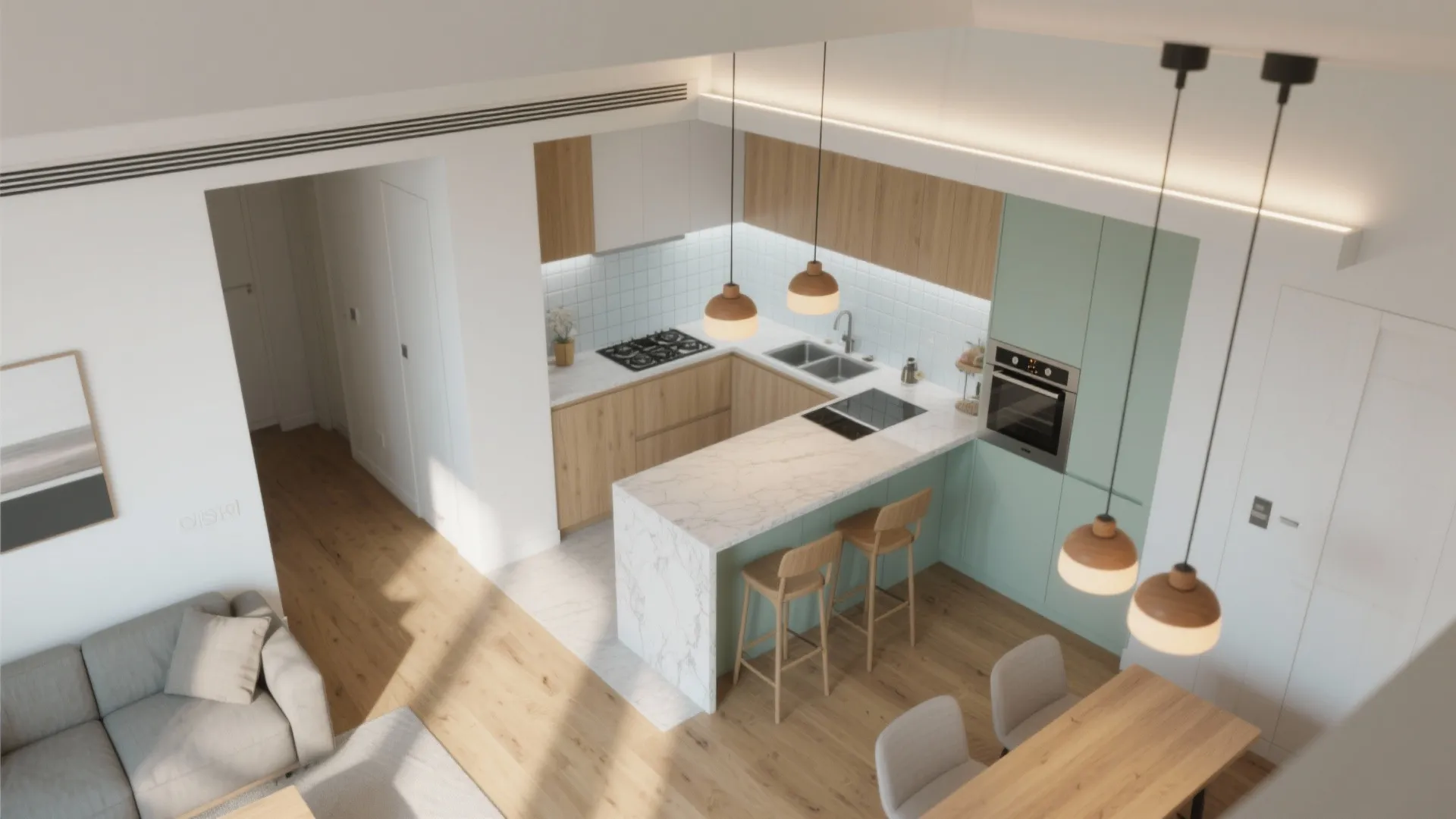 Ceilings, Floors, and Lighting: Invisible Lines