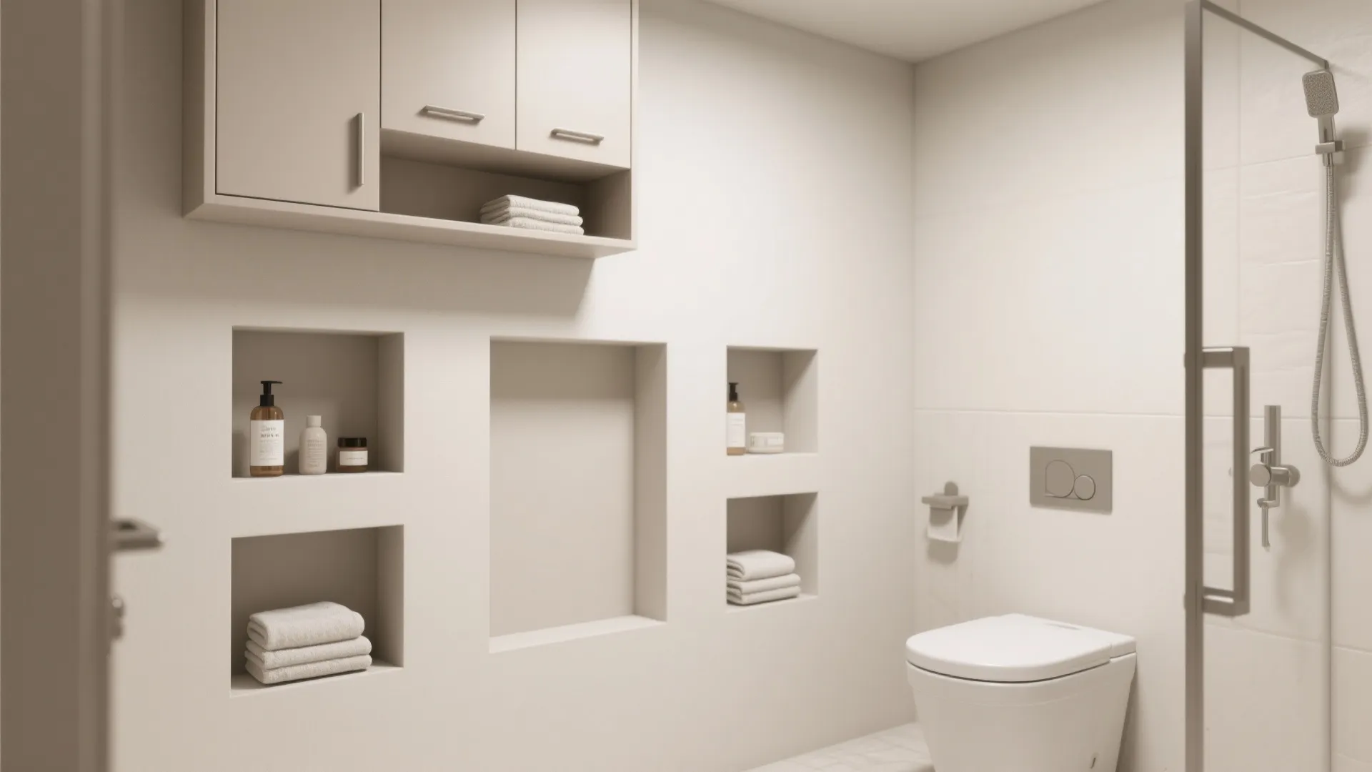 Minimalist Storage Zones That Disappear