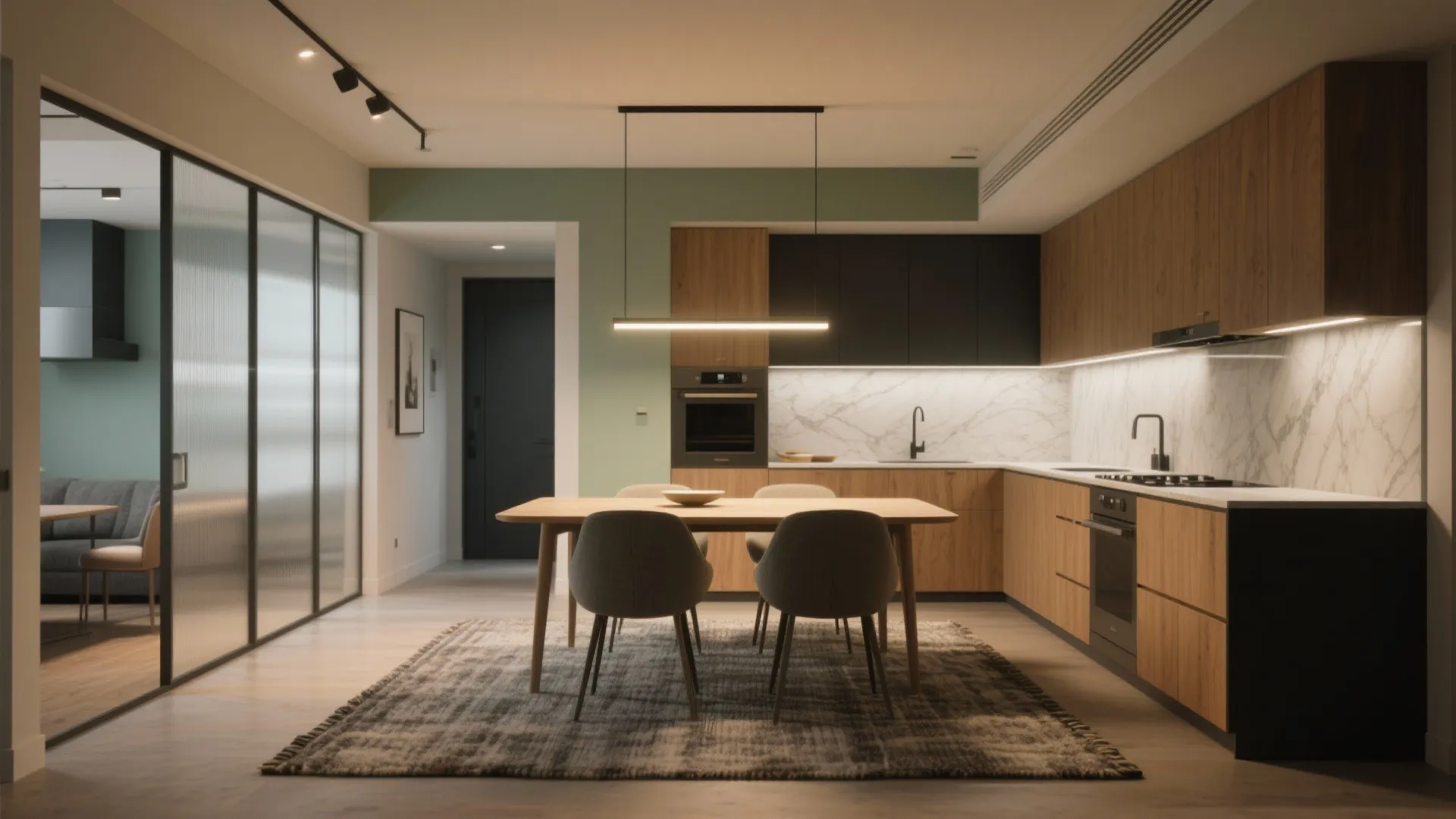 5) Invisible Partitions: Lighting, Color, Rugs, and Ceiling Lines