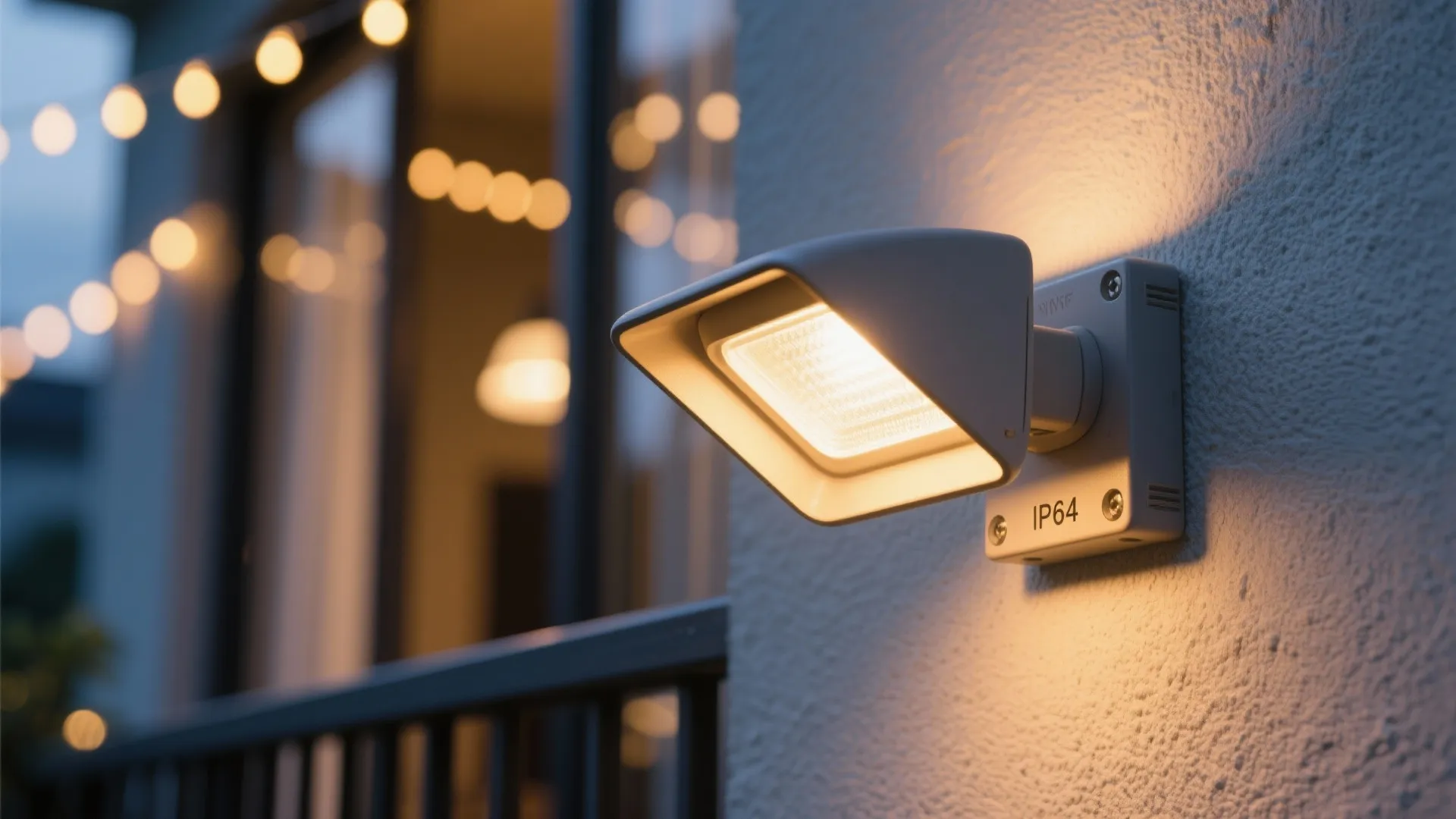 Outdoor-rated lighting and micro-ambience