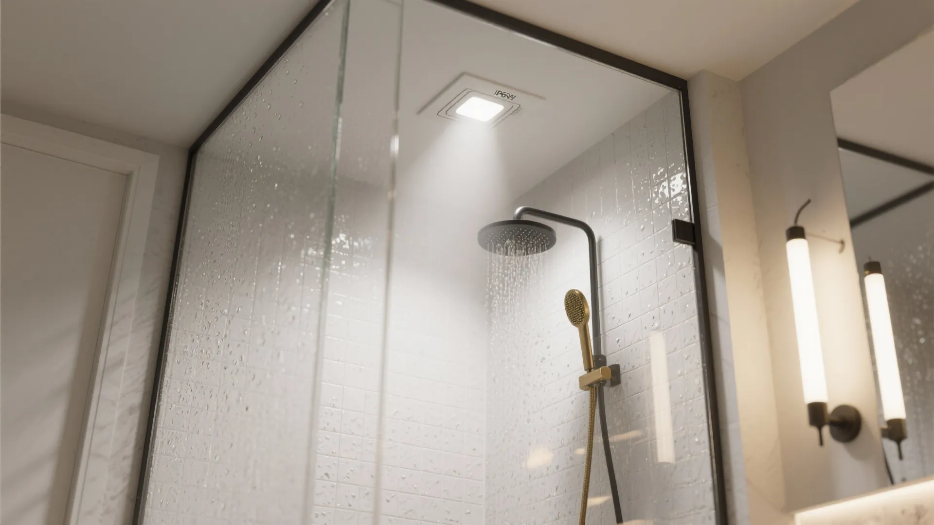 IP-rated shower lighting that feels like daylight