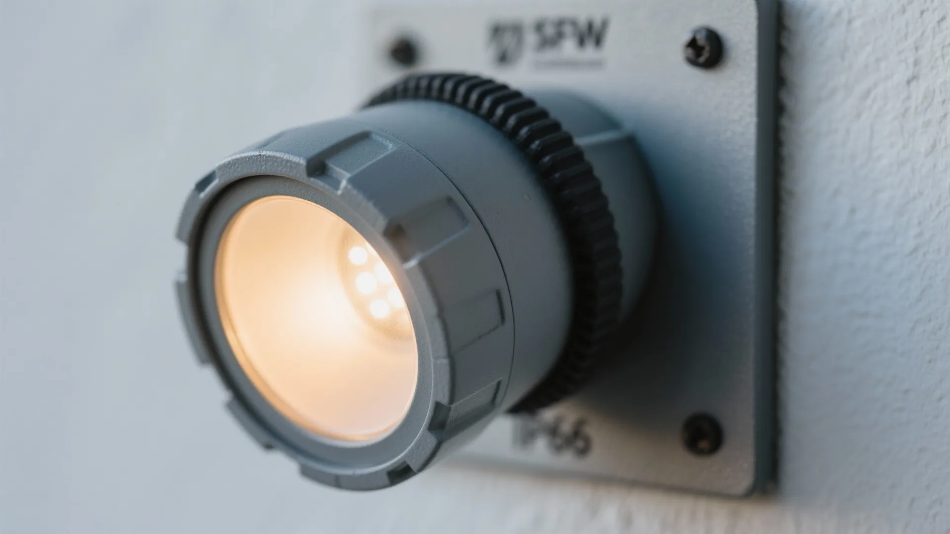 Warm LED sconces with full-sealed IP66 housings