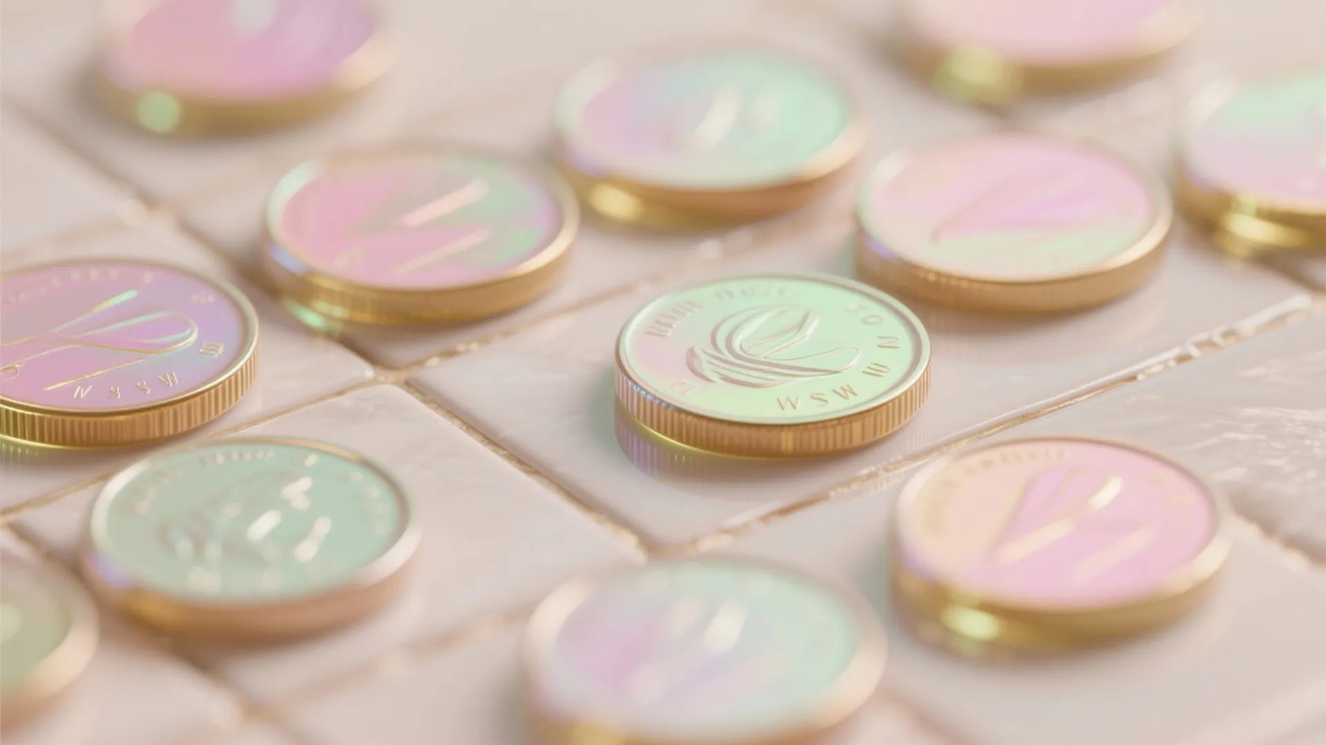 Soft Glow: Iridescent and Pastel Bubbles