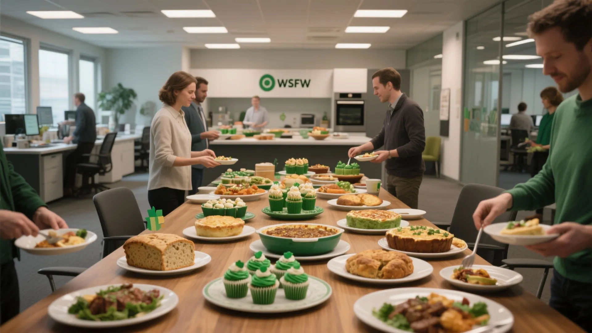 2. Potluck with Irish-Inspired Dishes