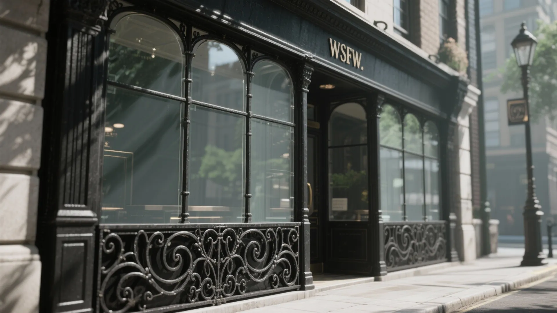 Artisanal Wrought Iron with Safety Glazing Backing