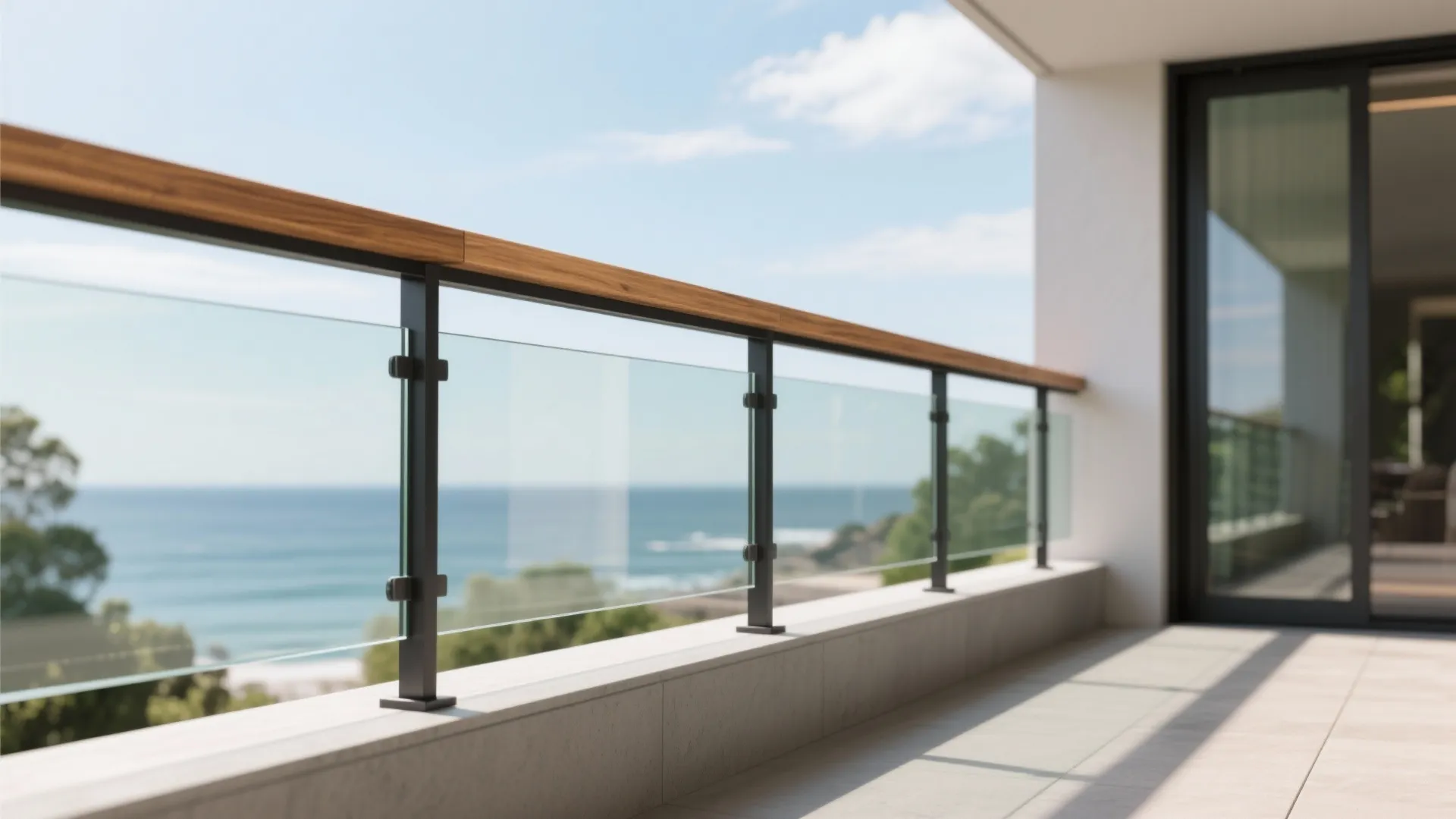 Mix and match: iron frame + glass or wood accents