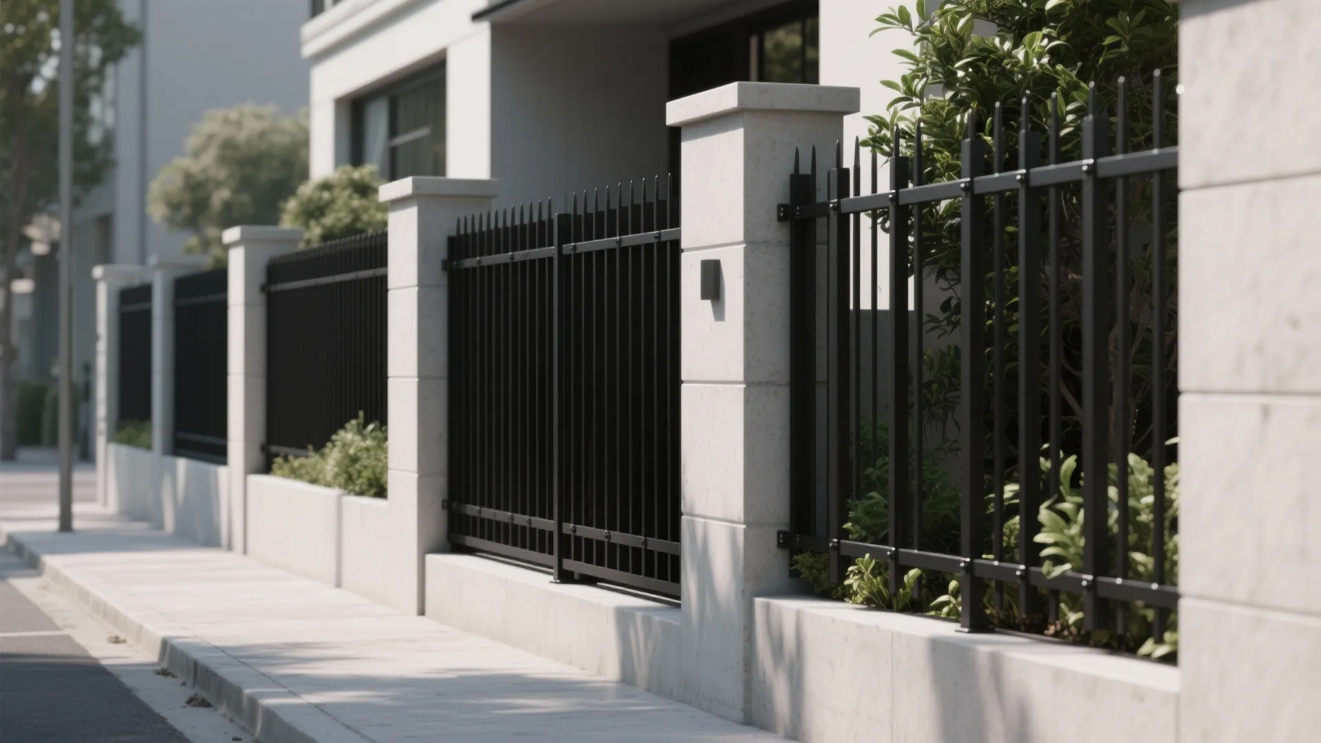 Contemporary wrought iron: simplified geometry, matte finishes
