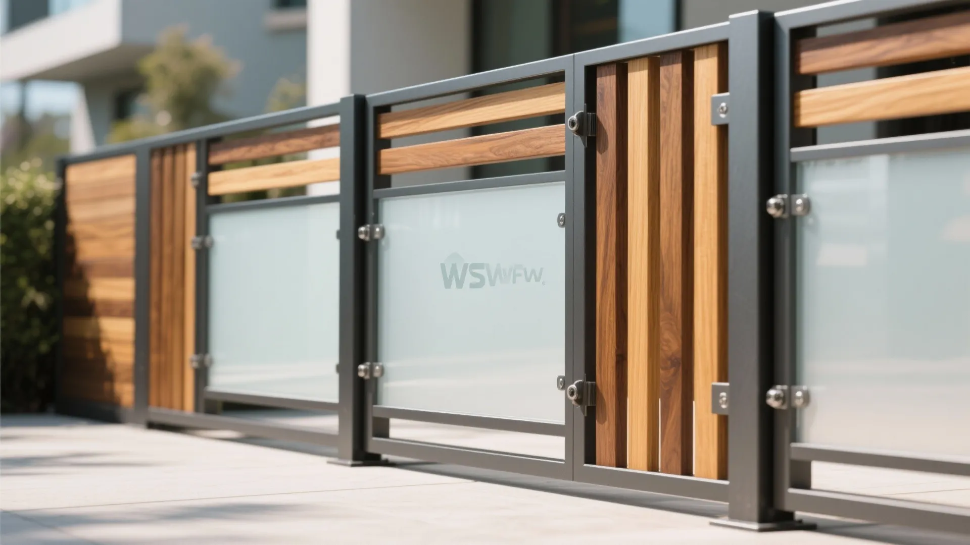 4) Iron plus warm accents (wood or polycarbonate)