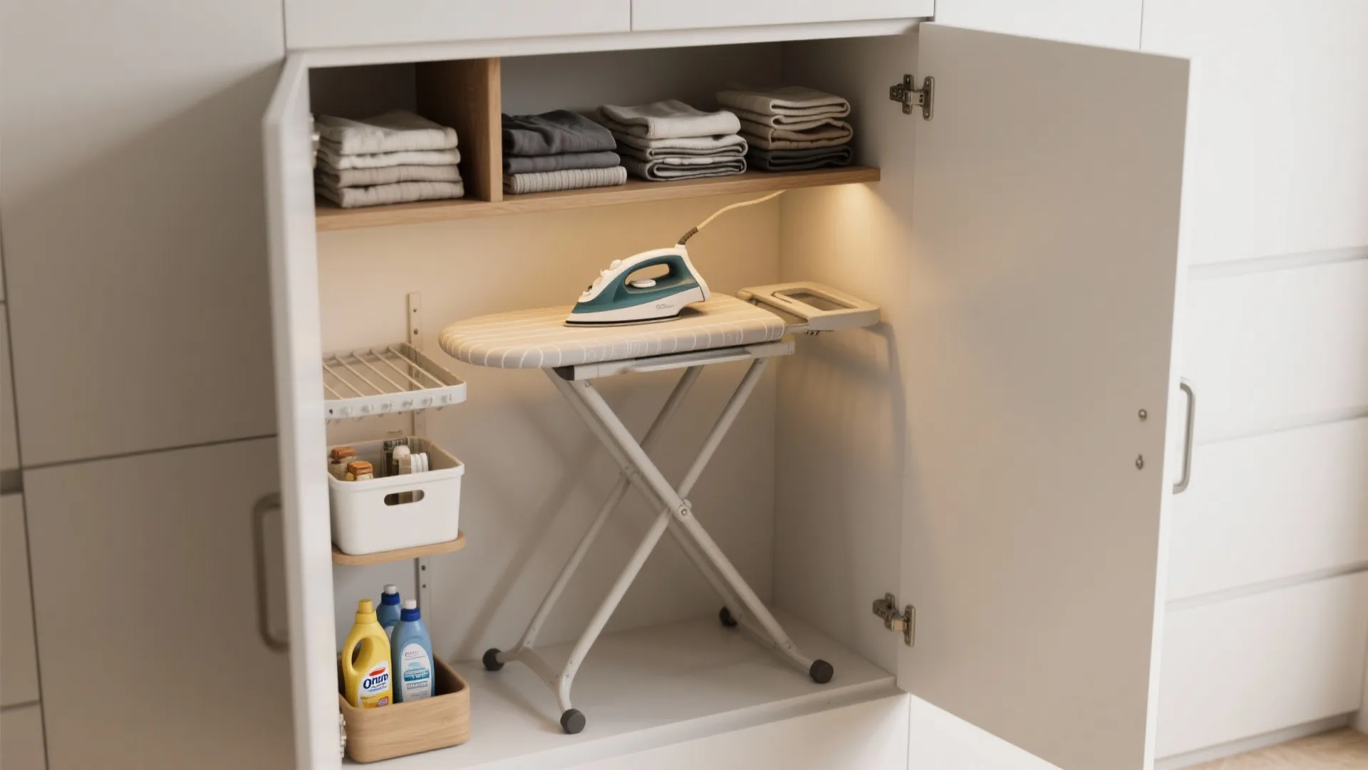 2. Build a multi-use drying and ironing station
