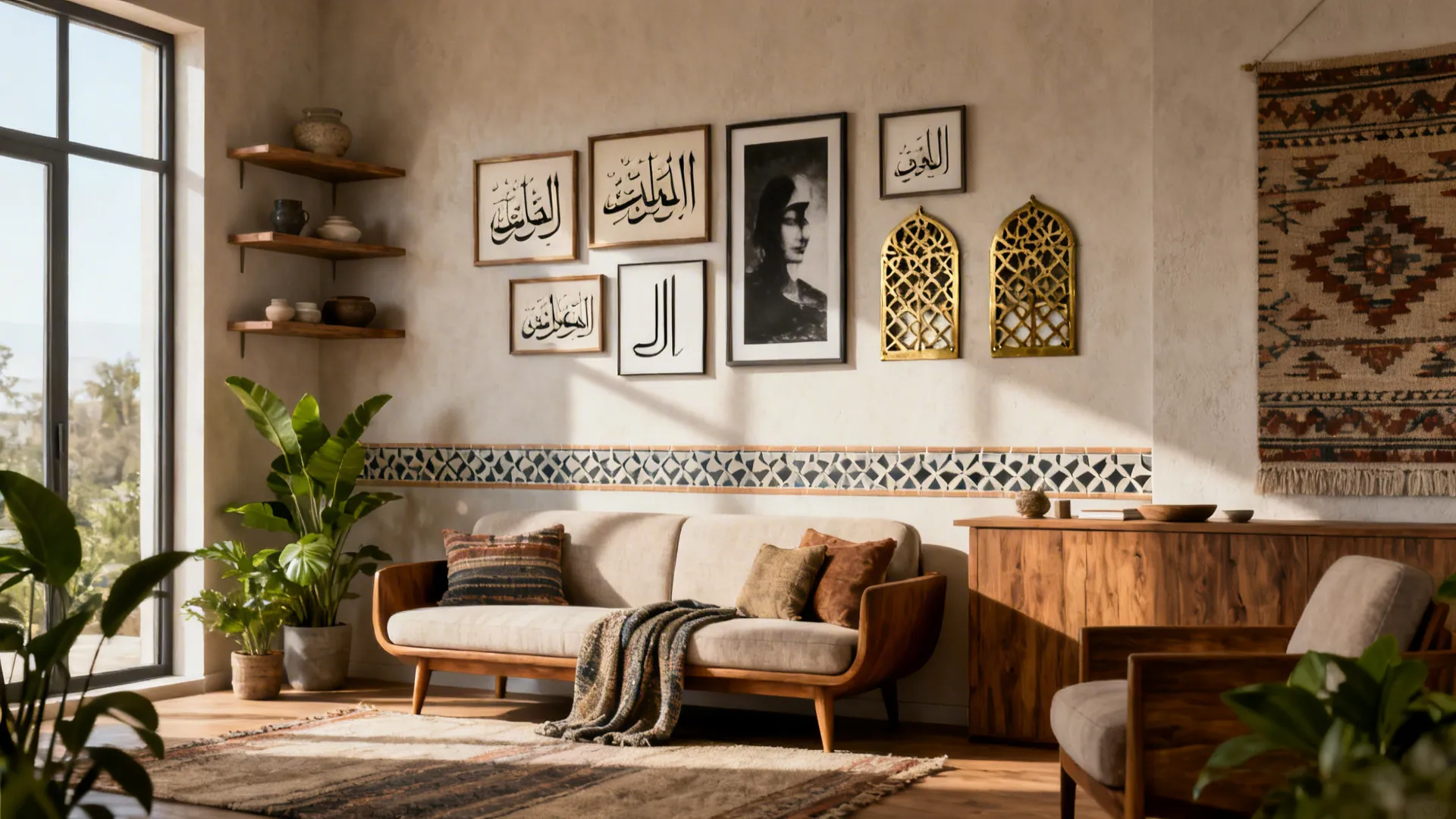 5 Islamic Wall Decor Ideas for Living Rooms