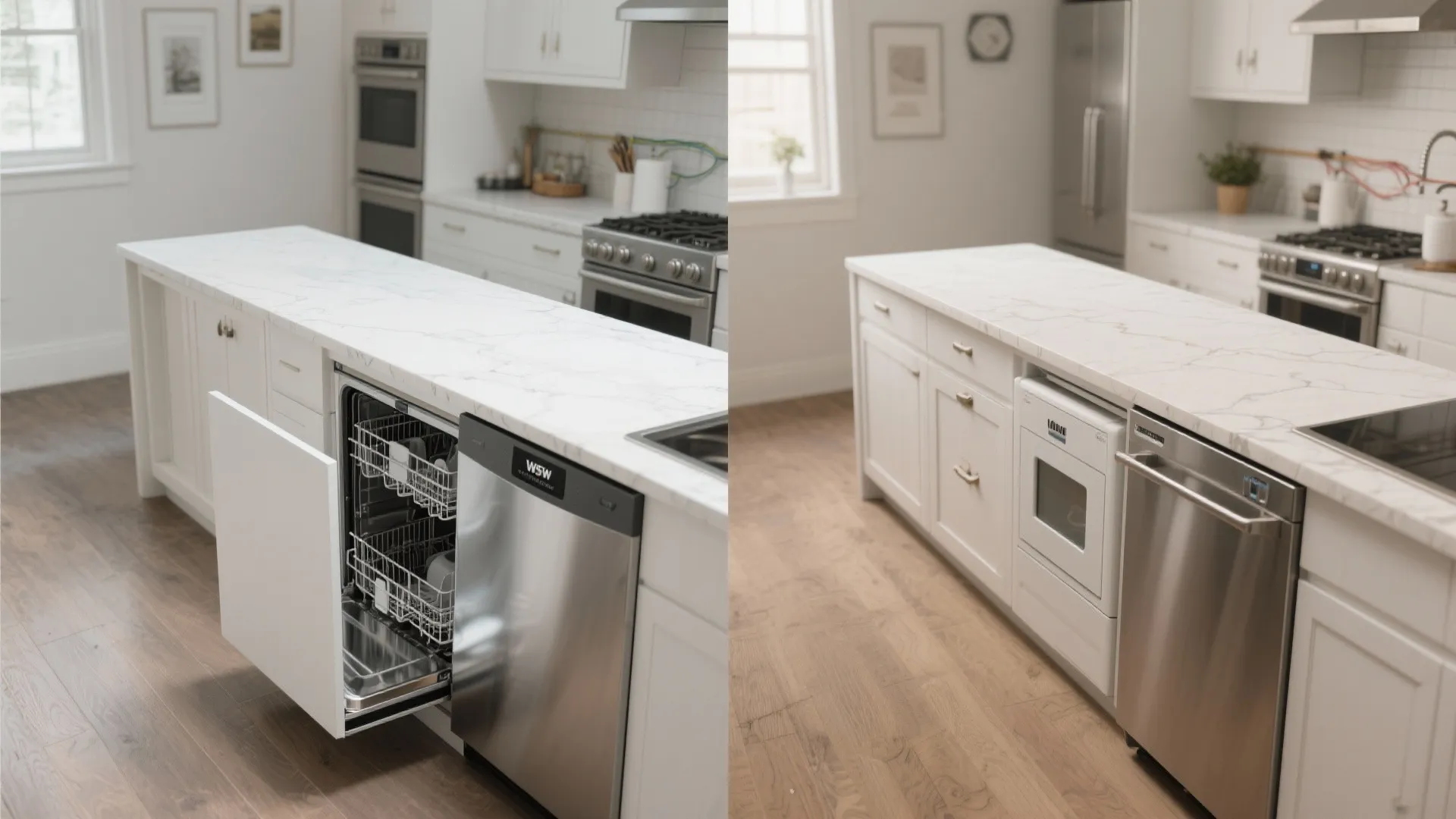 5. Island with Built-in Appliances