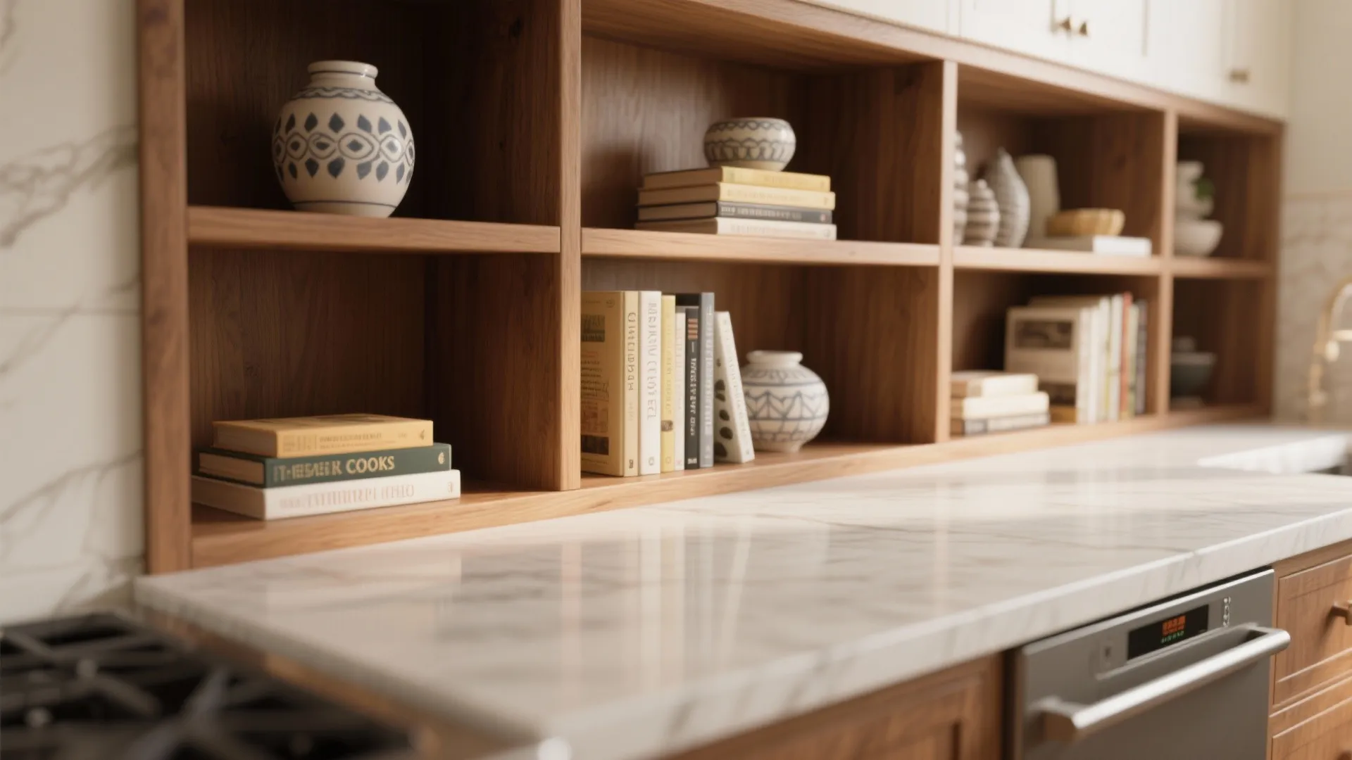 3. Built-in Shelving