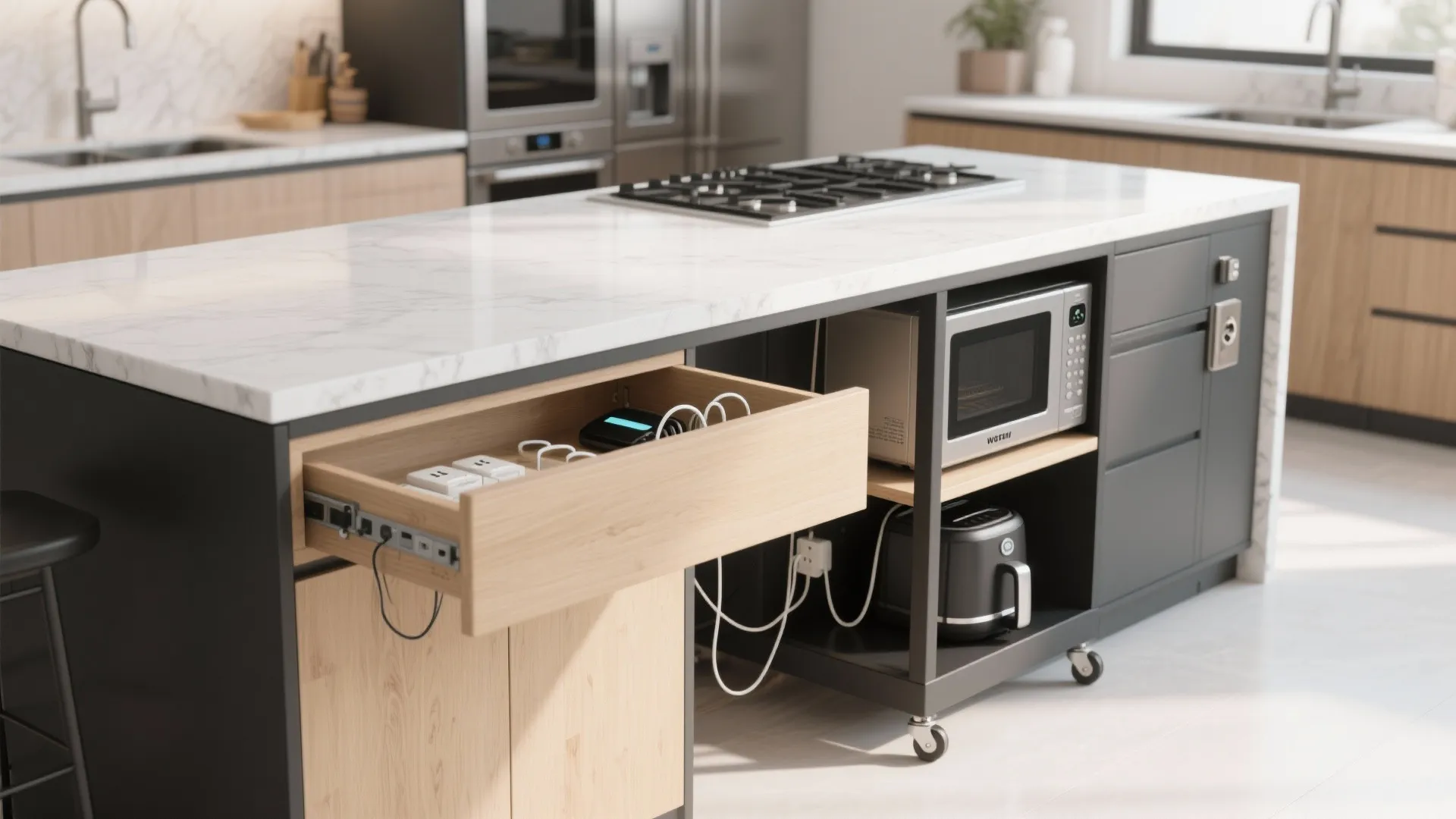 Islands and Carts That Charge