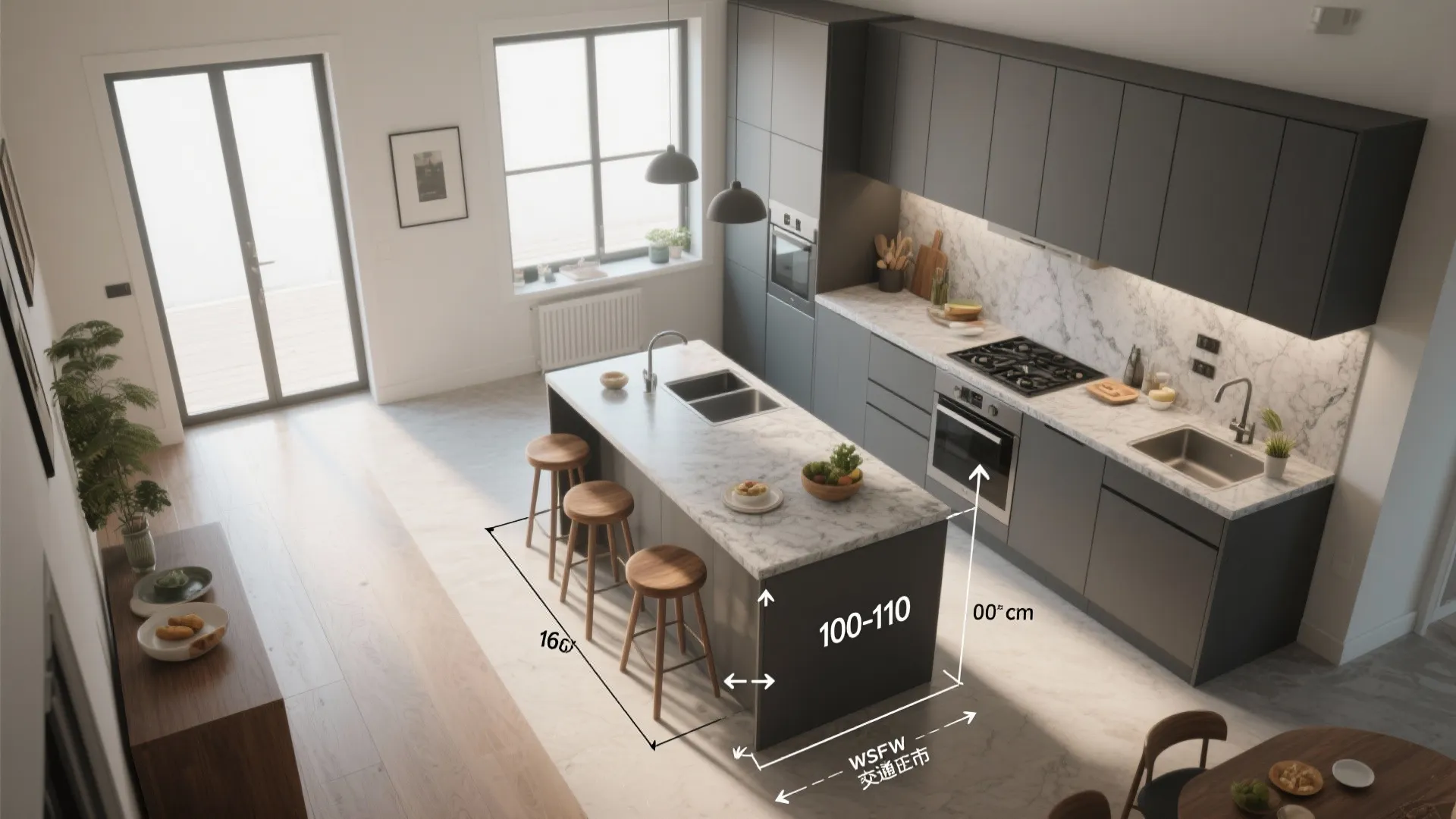 Island as Social Hub (or Peninsula in Tight Plans)