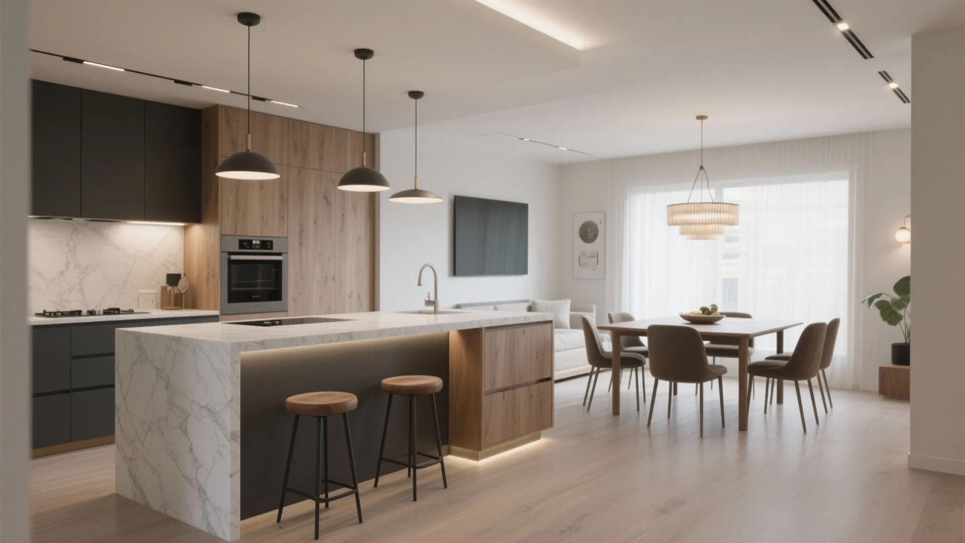 Island or Peninsula as a Soft Divider