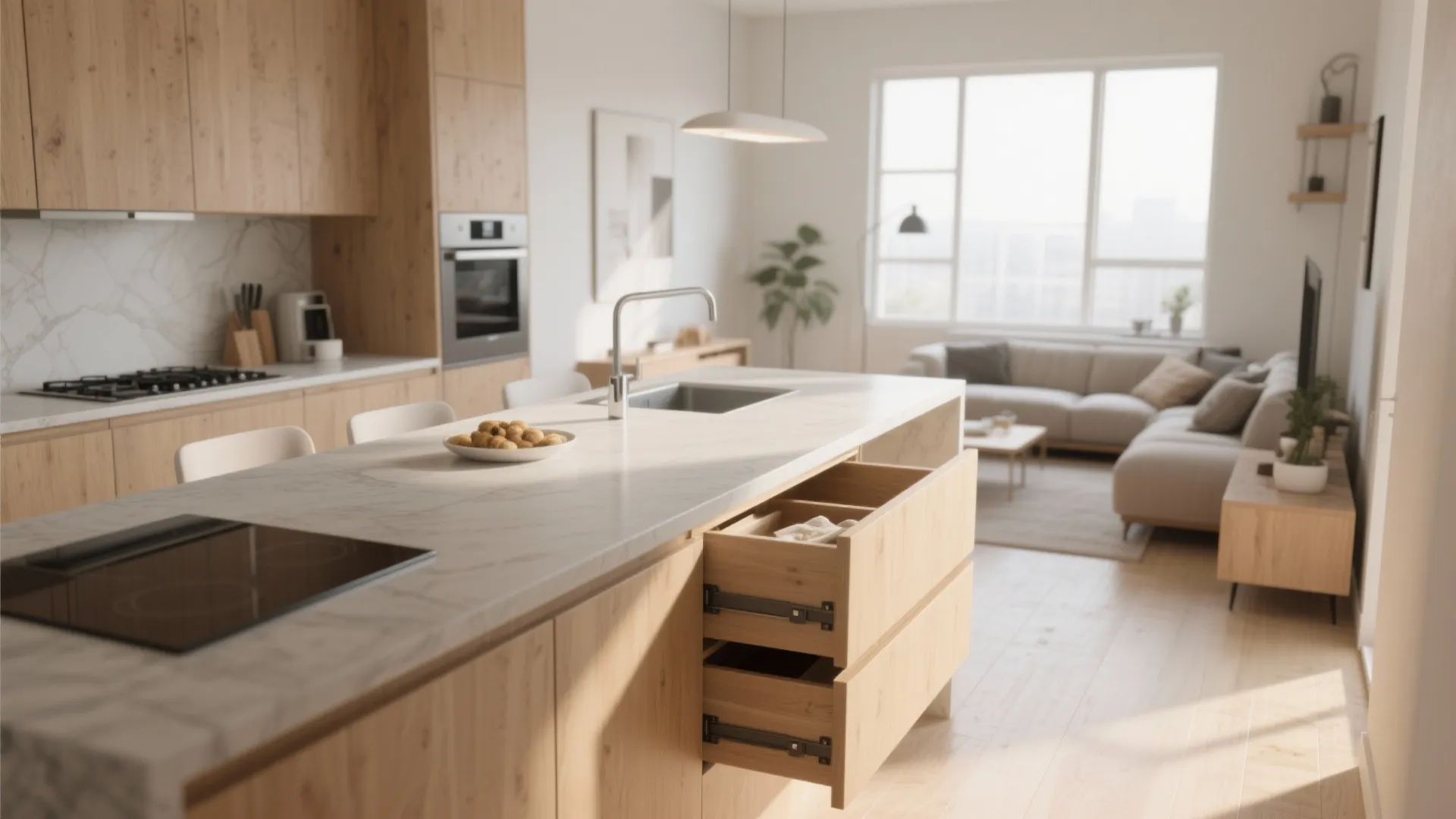 Island with Hidden Storage