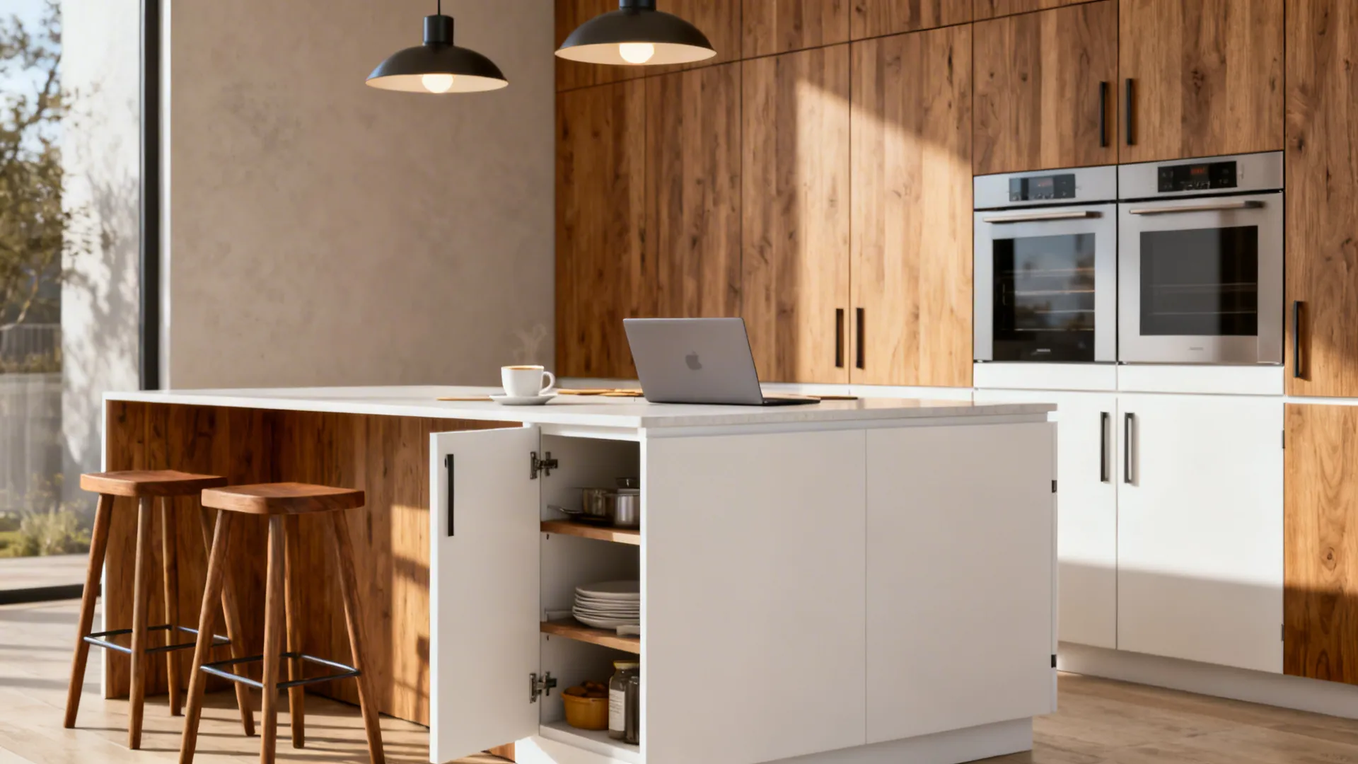 2. Design the island as a hybrid hub