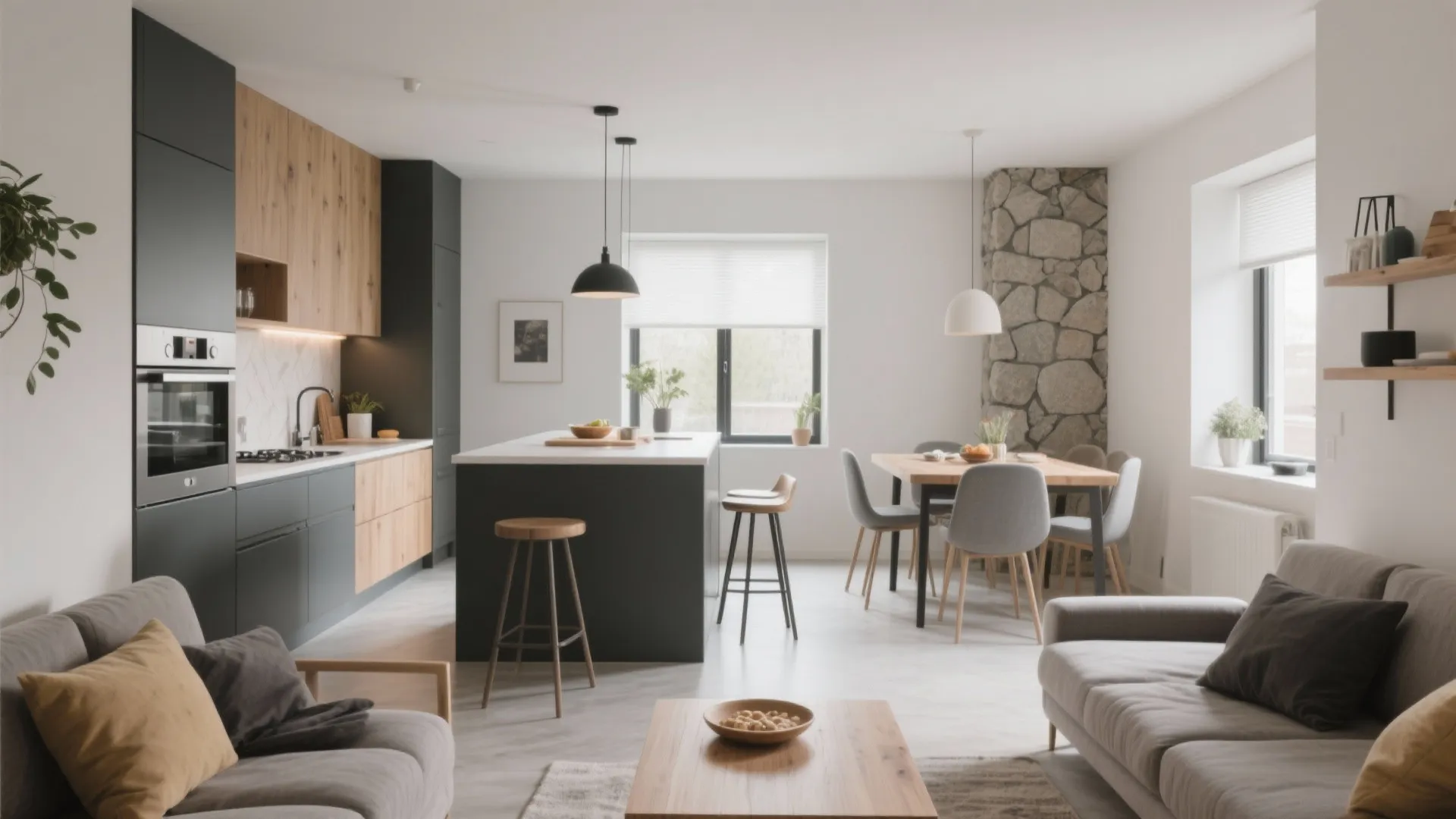 4. Central Island as Divider