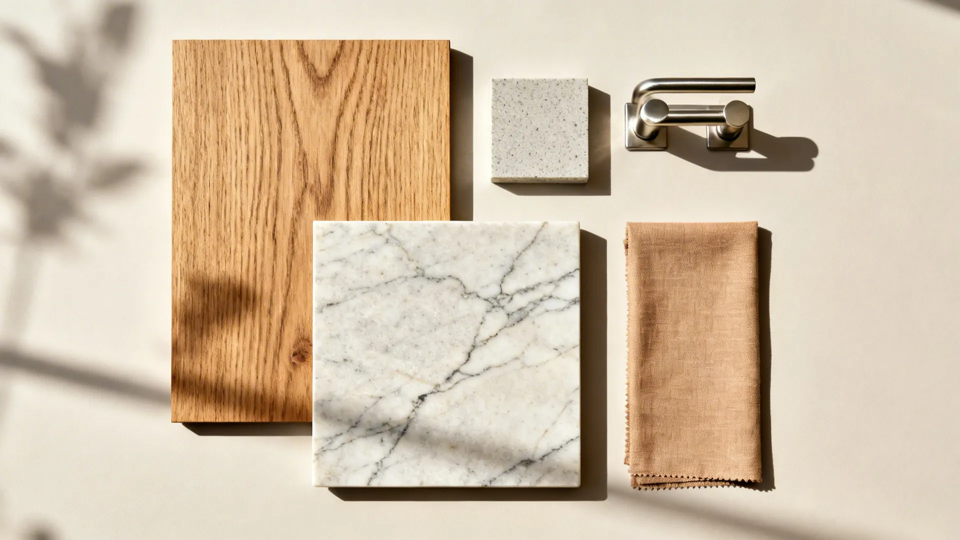 5) Materiality & Warmth: Wood, Waterfall, and Mixed Finishes