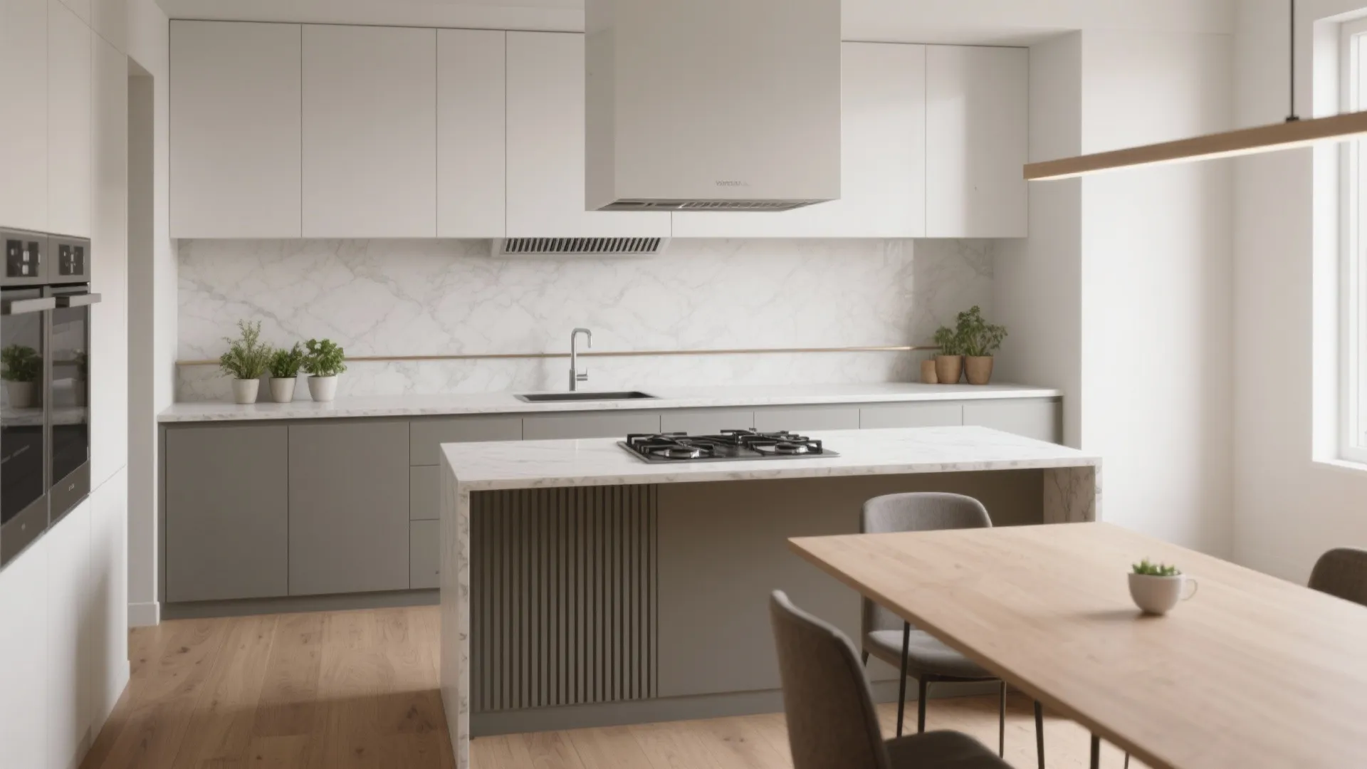 Island-Parapet Combo with Integrated Ventilation