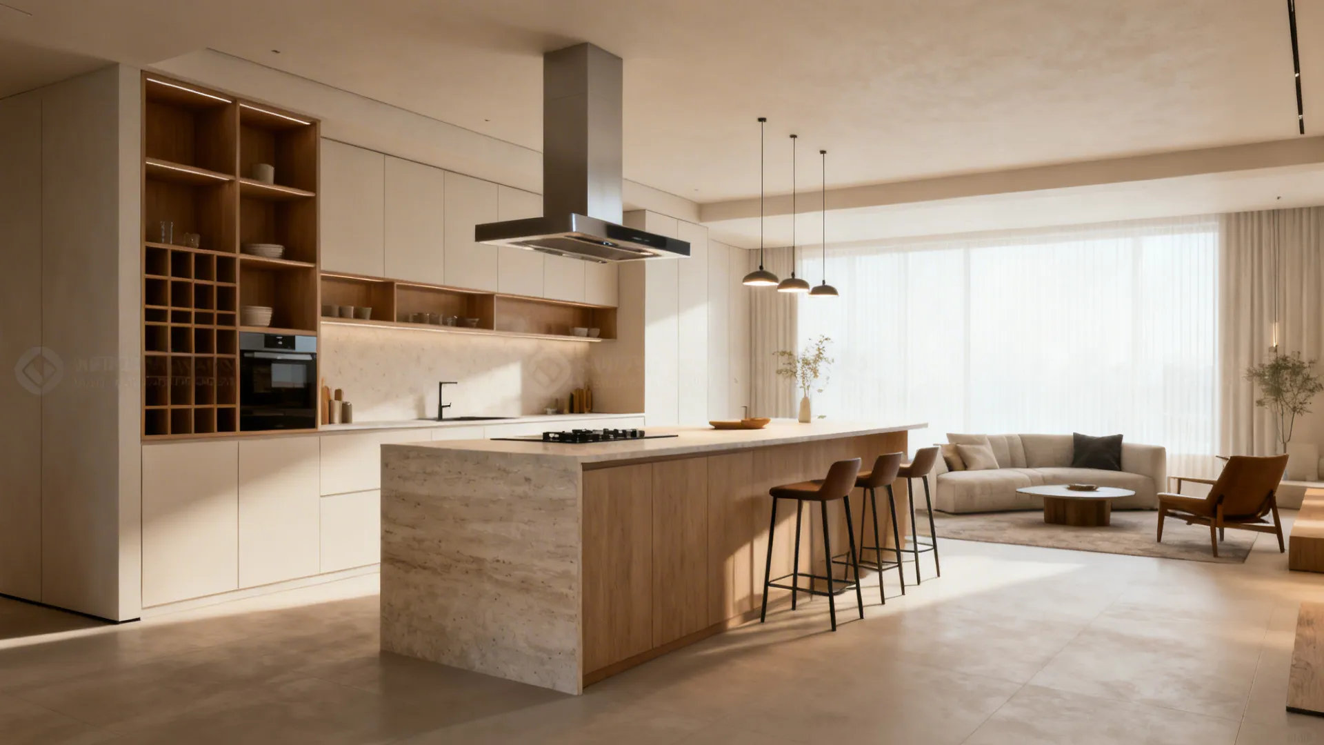 2. Half-height partitions and islands as separators