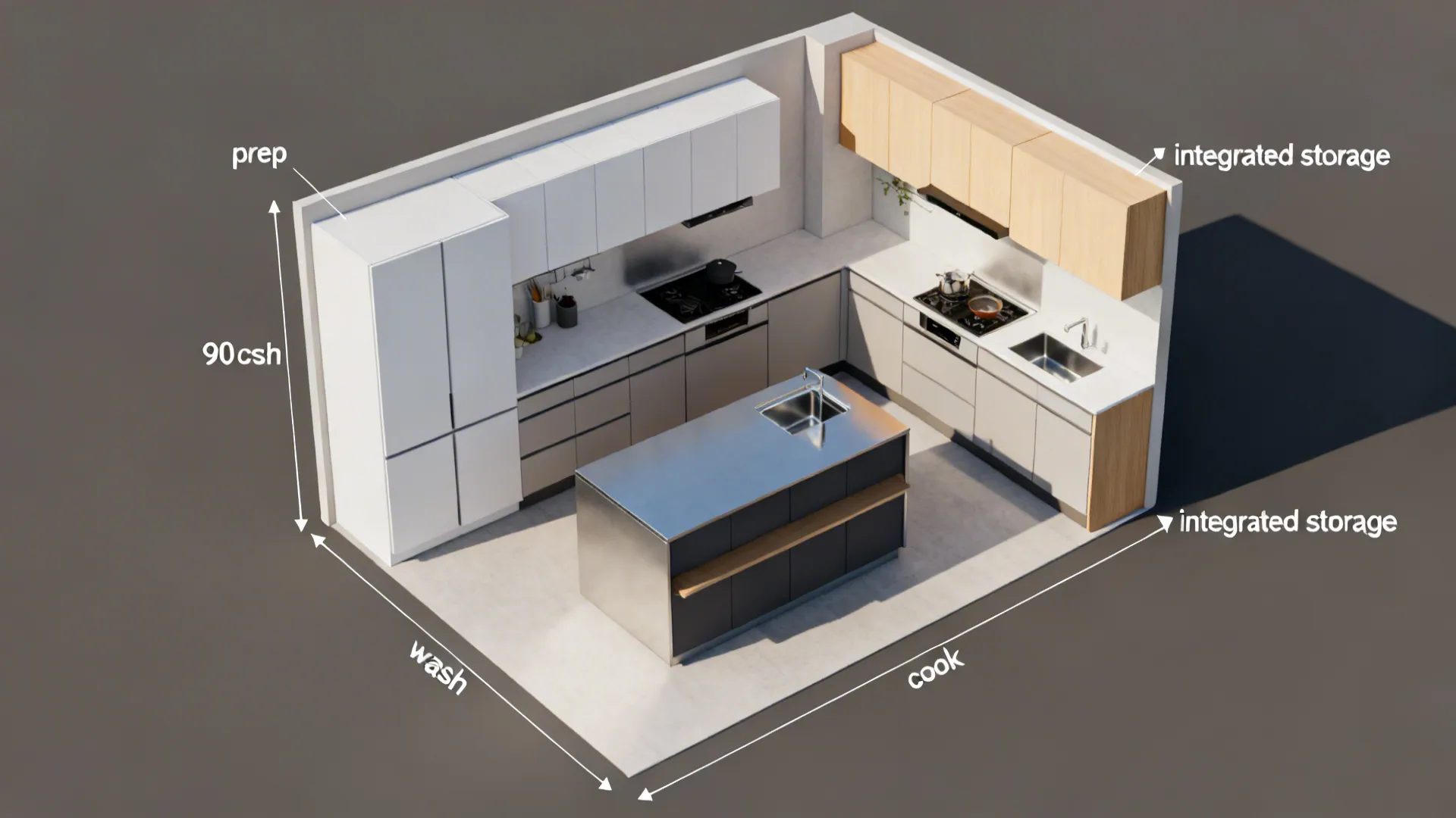Modular Island Systems with Seamless Storage