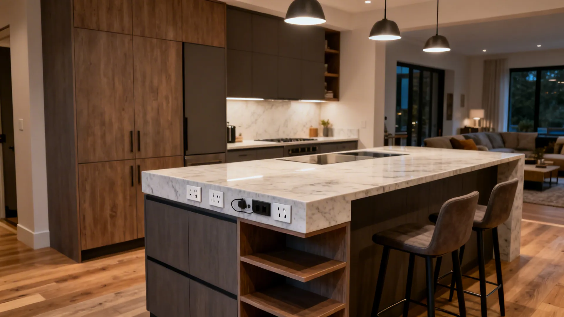 3. Kitchen Island as Visual Anchor