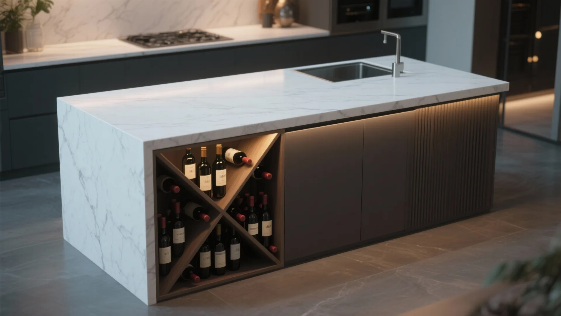 2. Wine Storage Rack