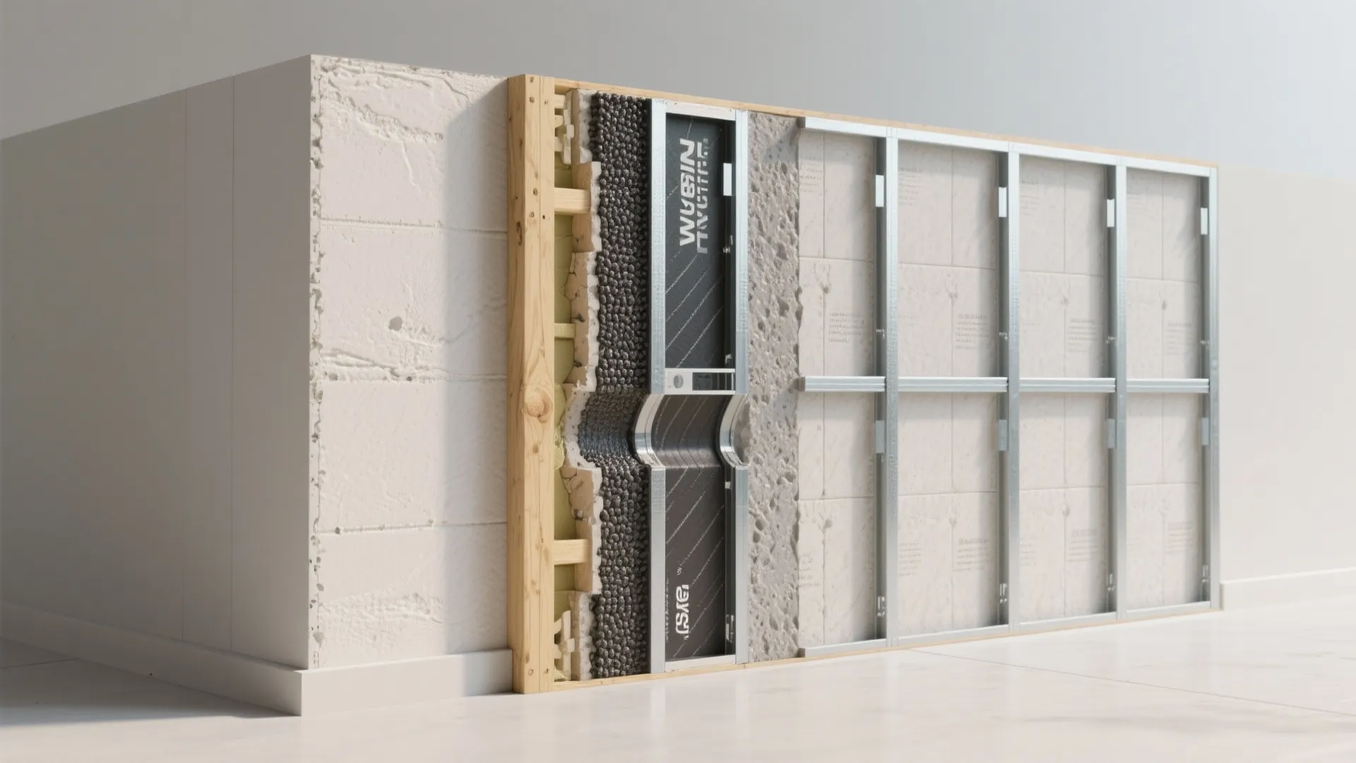 Decoupled, mass-heavy wall assemblies