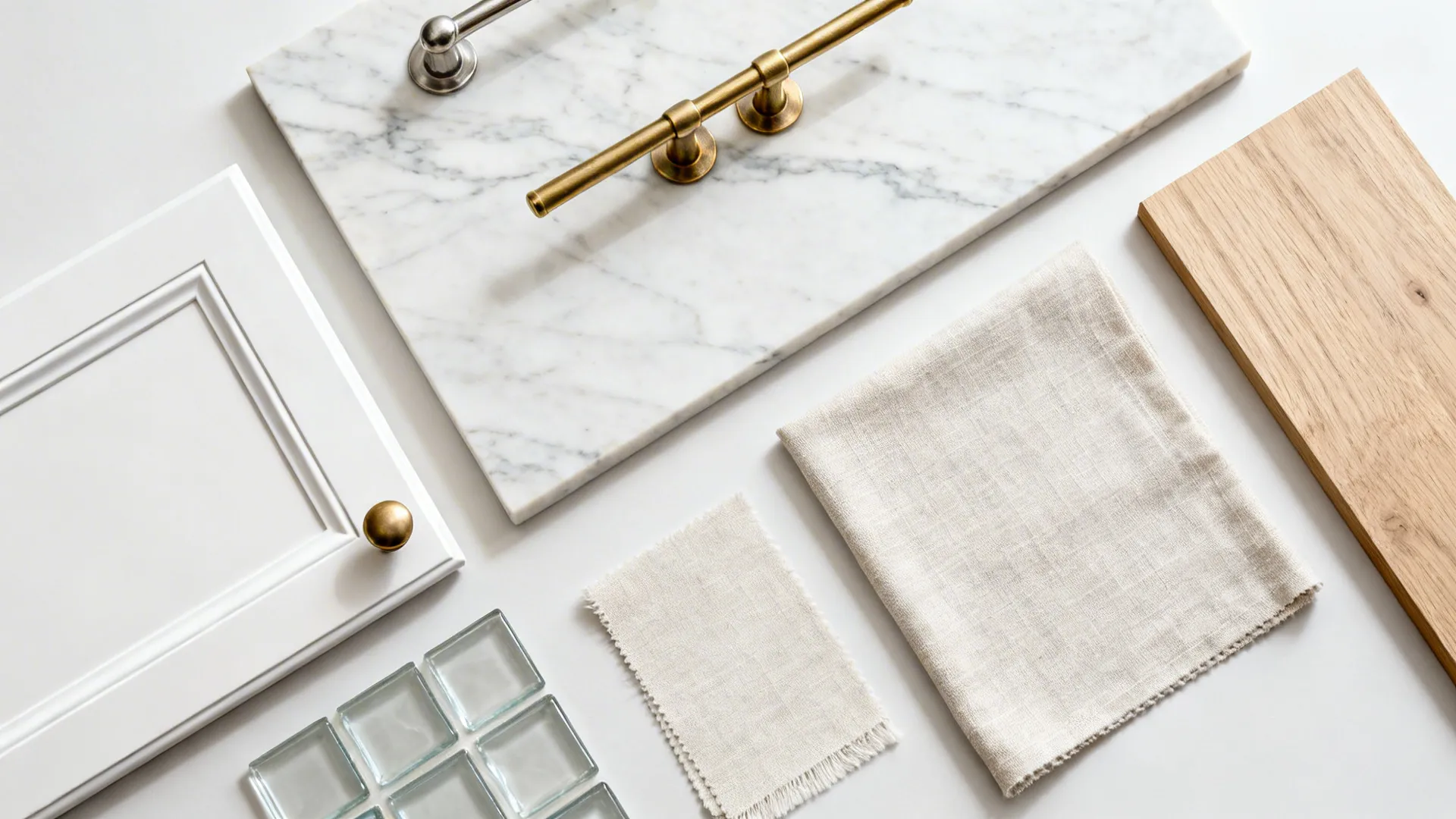 3) Warm metal accents: brushed brass, burnished nickel