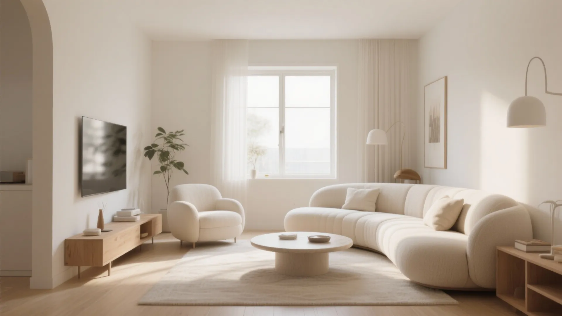 9. Opt for Curved Furniture