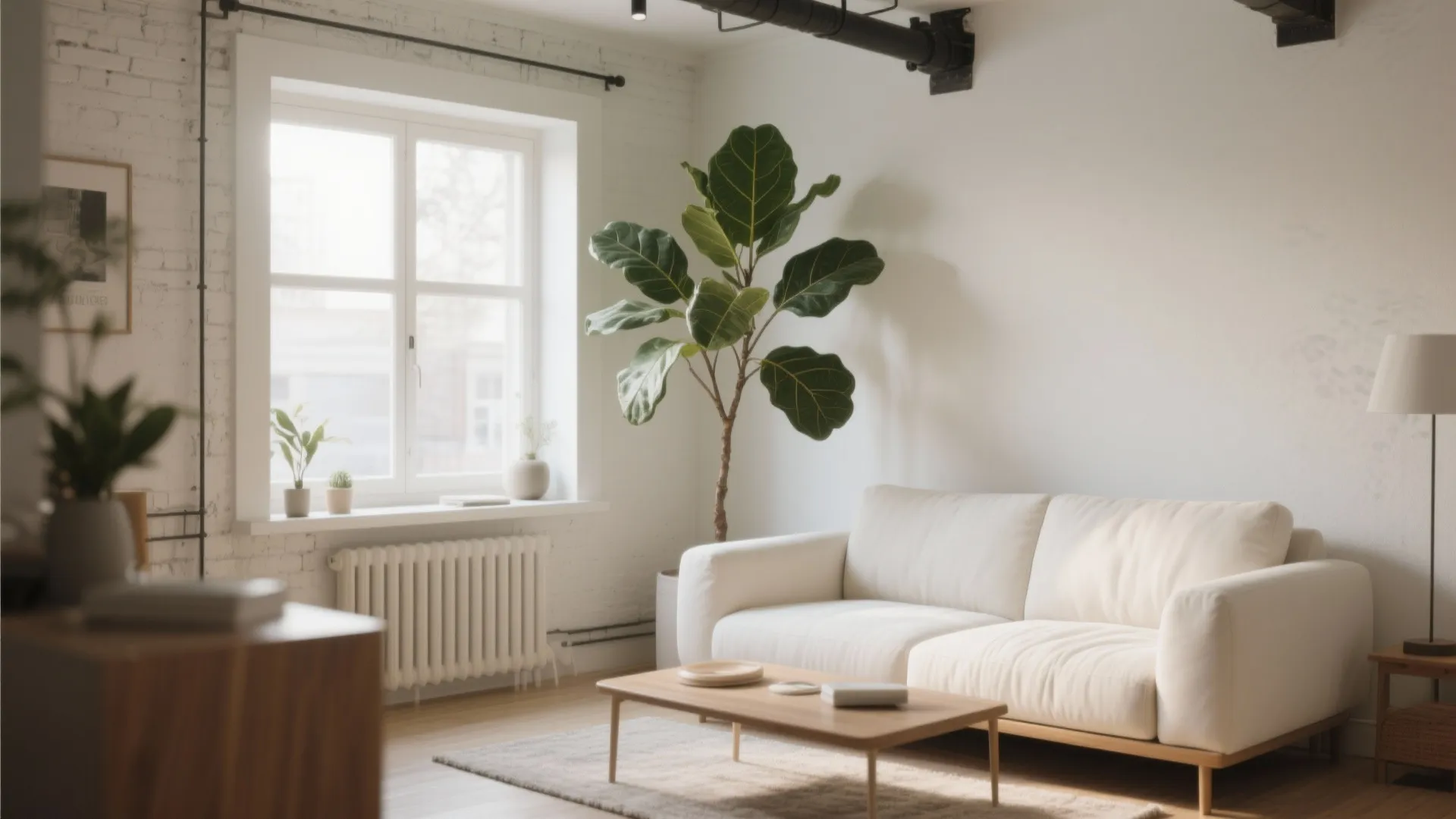 5. Lush Greenery Contrast