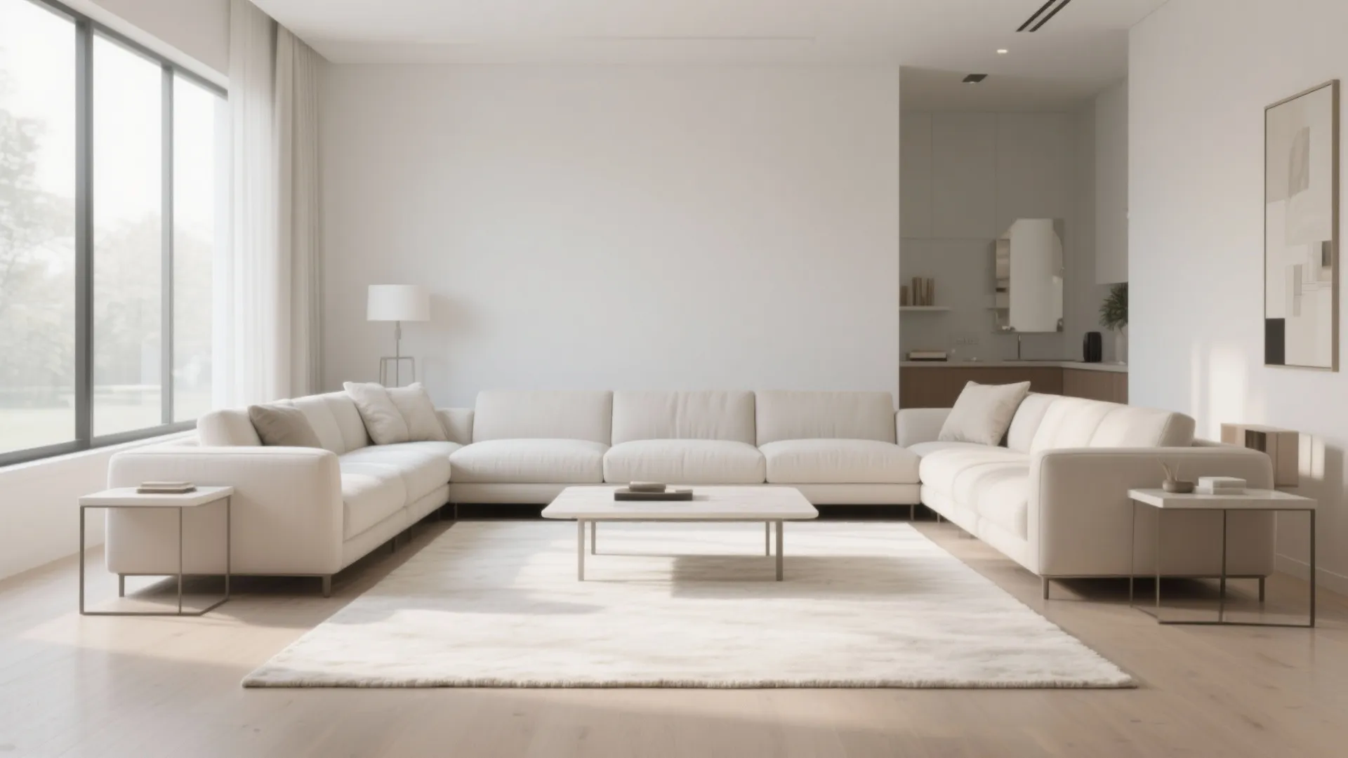 3. Framing the Seating Area