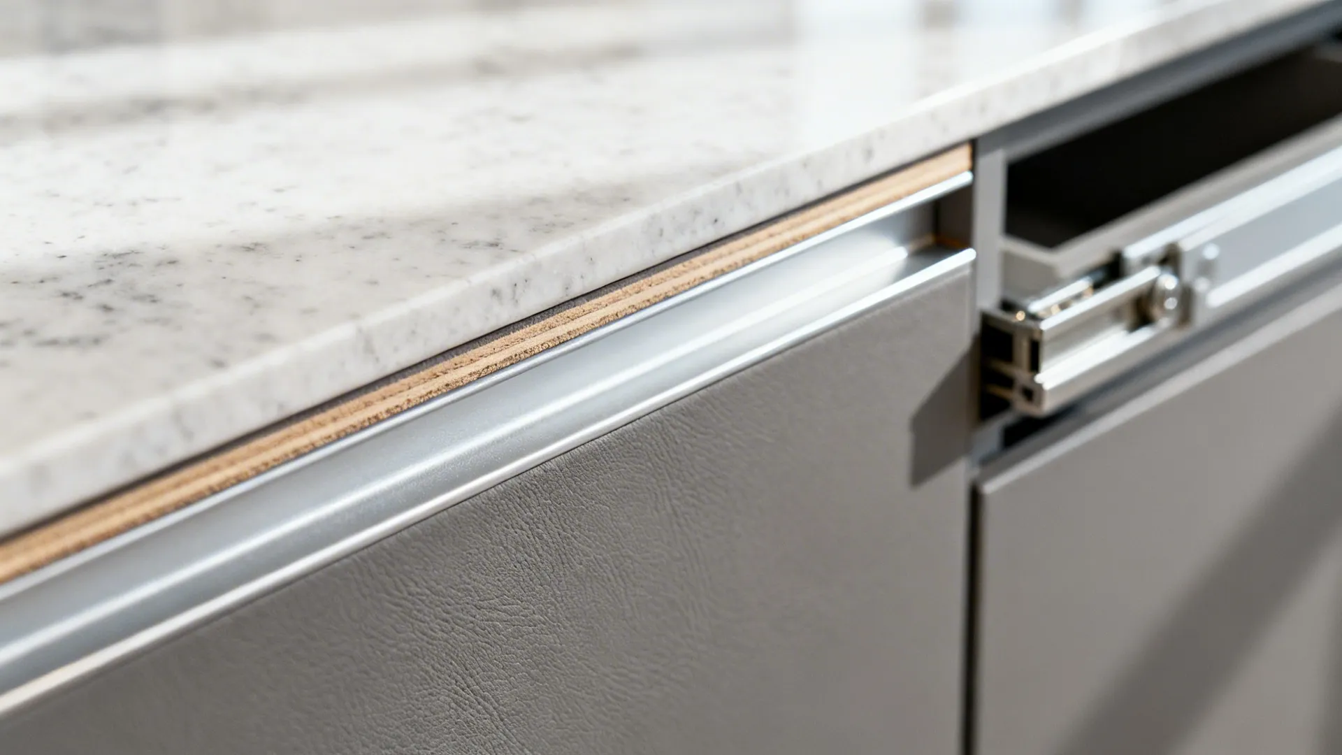 Minimal modular storage for small kitchens